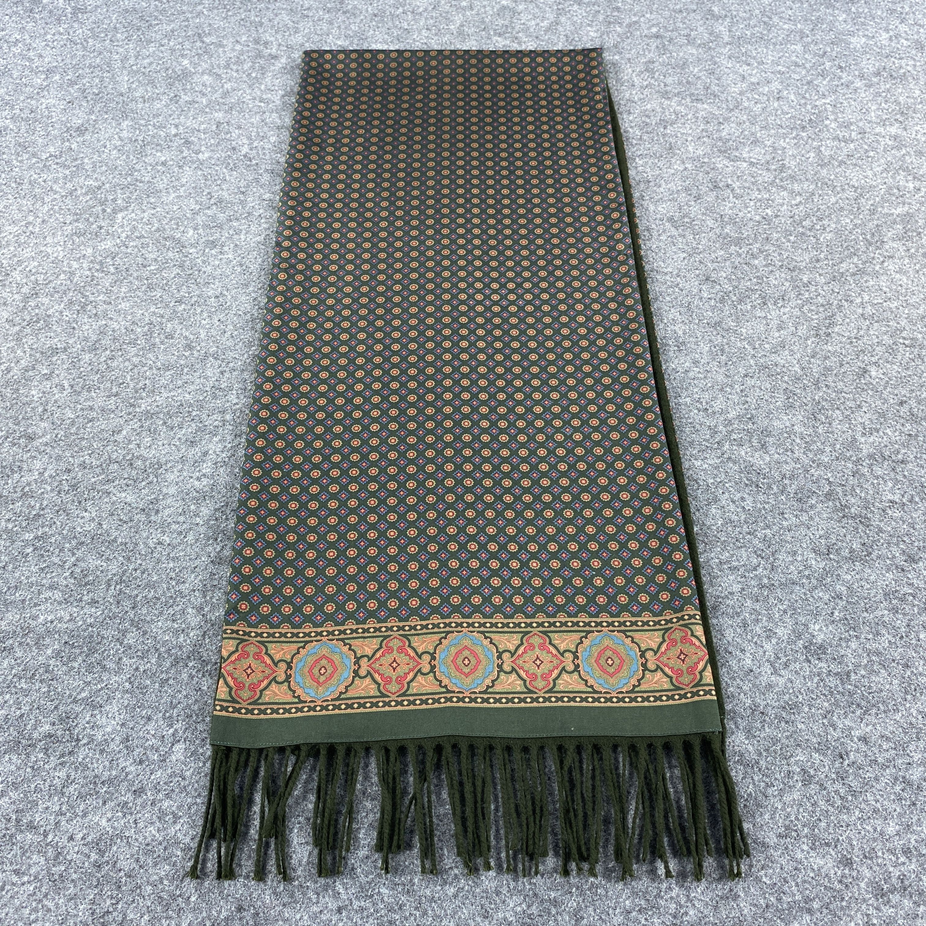 Carven × Vintage GF10628 Carven Silk Scarf Neck Wear Muffler Nova Check Size ONE SIZE - 6 Thumbnail