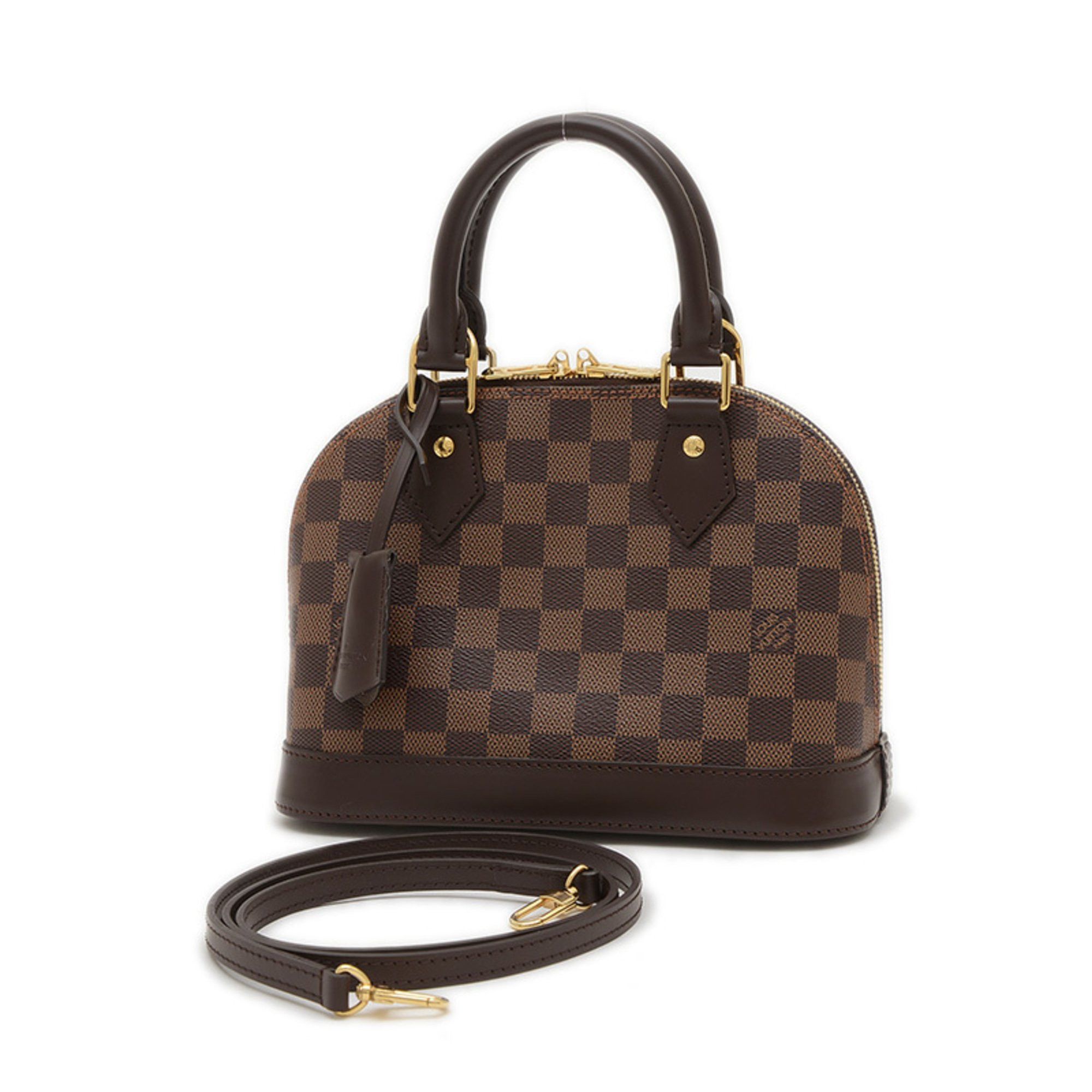 Louis Vuitton Damier Alma Bb Shoulder Bag 2Way N41221, Women's