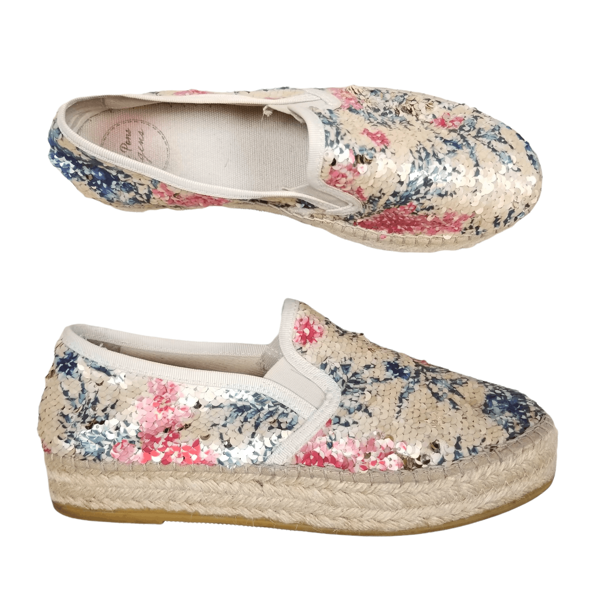 Other Toni Pons Slip-On Sequin Espadrilles Size US 7.5 / IT 37.5 - 1 Thumbnail