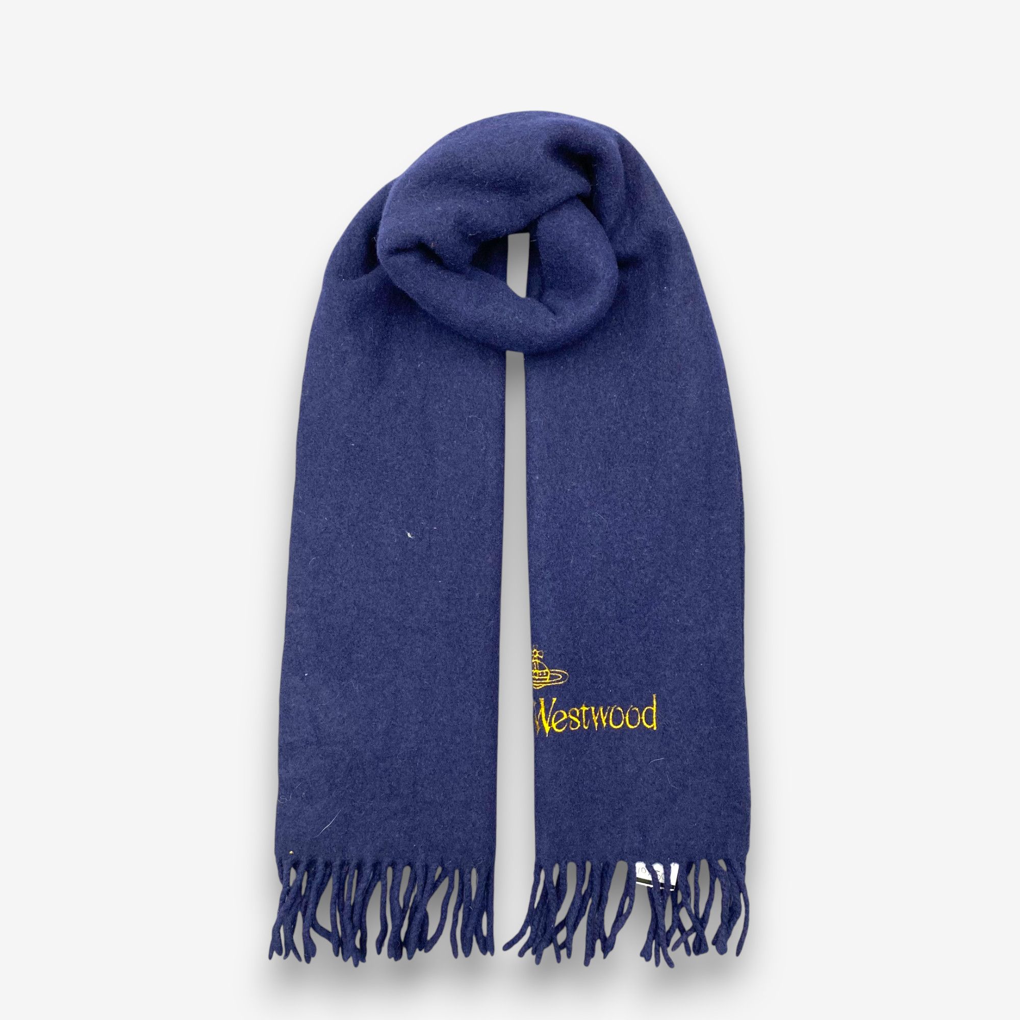 Vivienne Westwood Vintage Vivienne Westwood Scarf Orbs Muffler Wool Scarves Size ONE SIZE - 1 Thumbnail