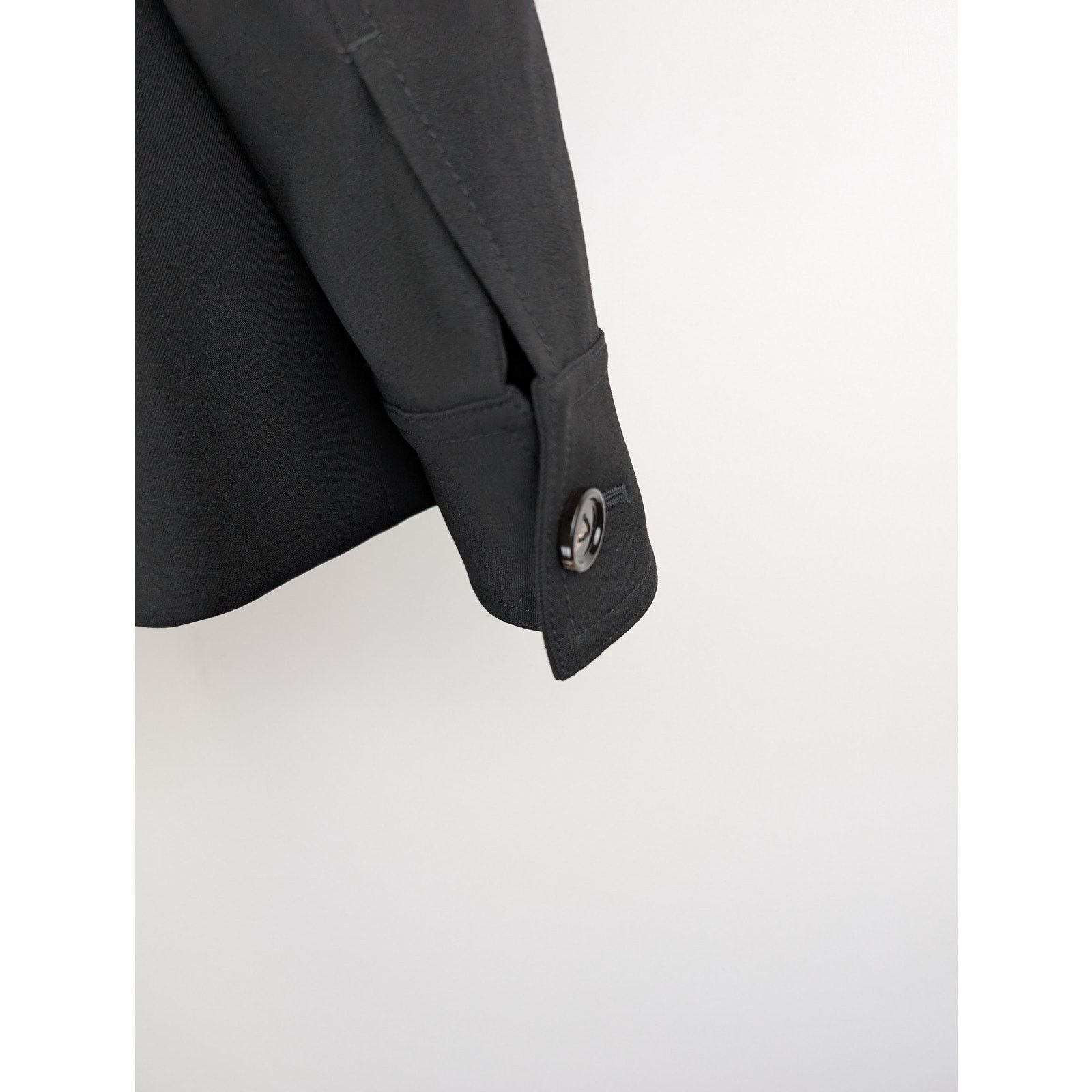 Bottega Veneta o1rshd1 Blazer Jacket Light Wool Twill Tailoring in Black Size US M / EU 48-50 / 2 - 9 Thumbnail