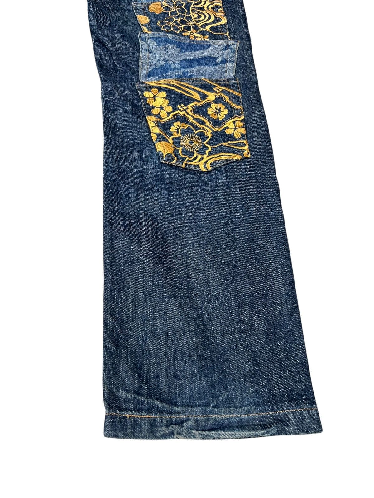 Karakuri Tamashii Karakuri Tamashi Embroidery Denim Multi Pocket Jeans Size US 34 / EU 50 - 20 Thumbnail