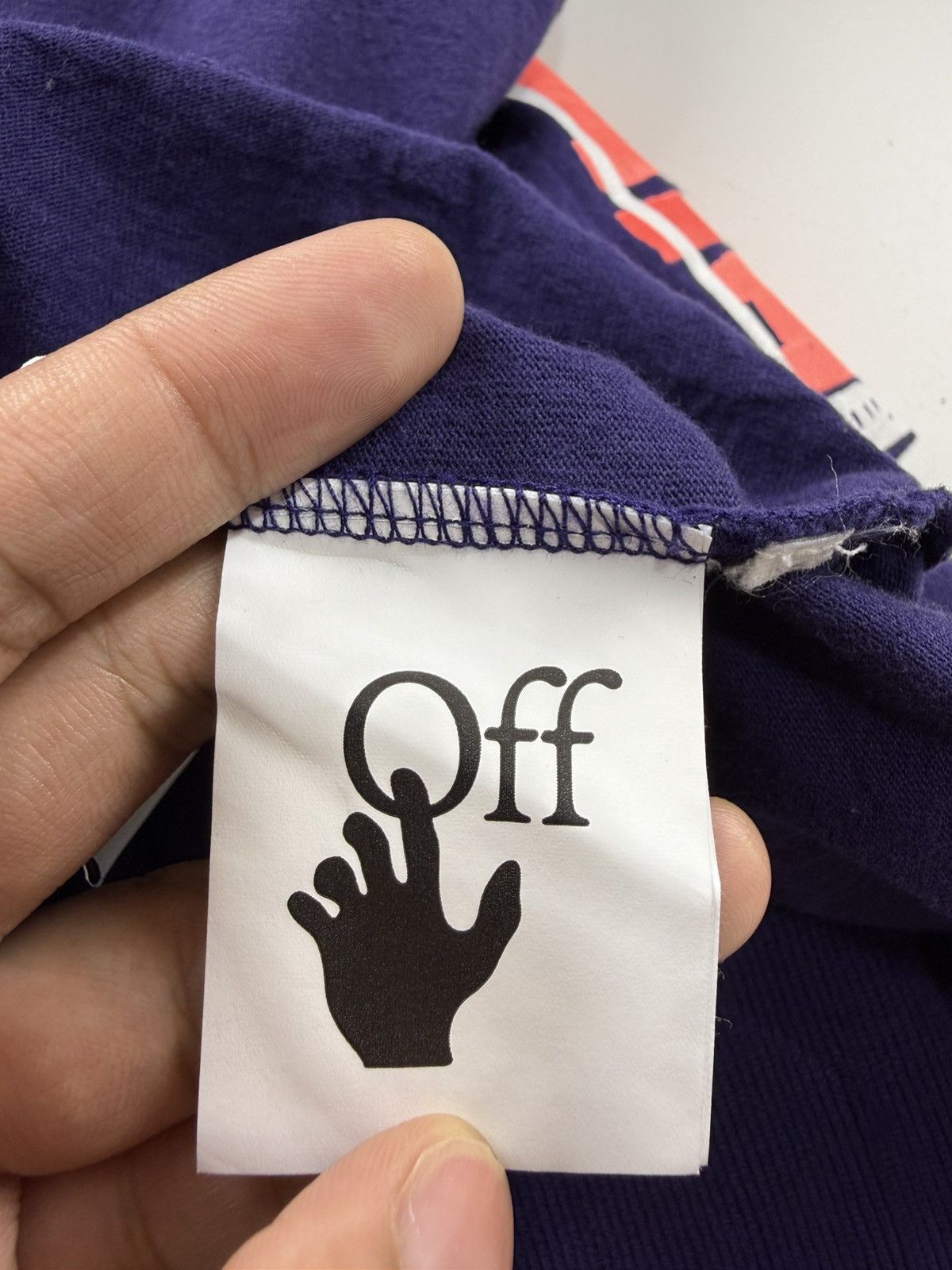 Off White Oversized Arrows Layered Hoodie