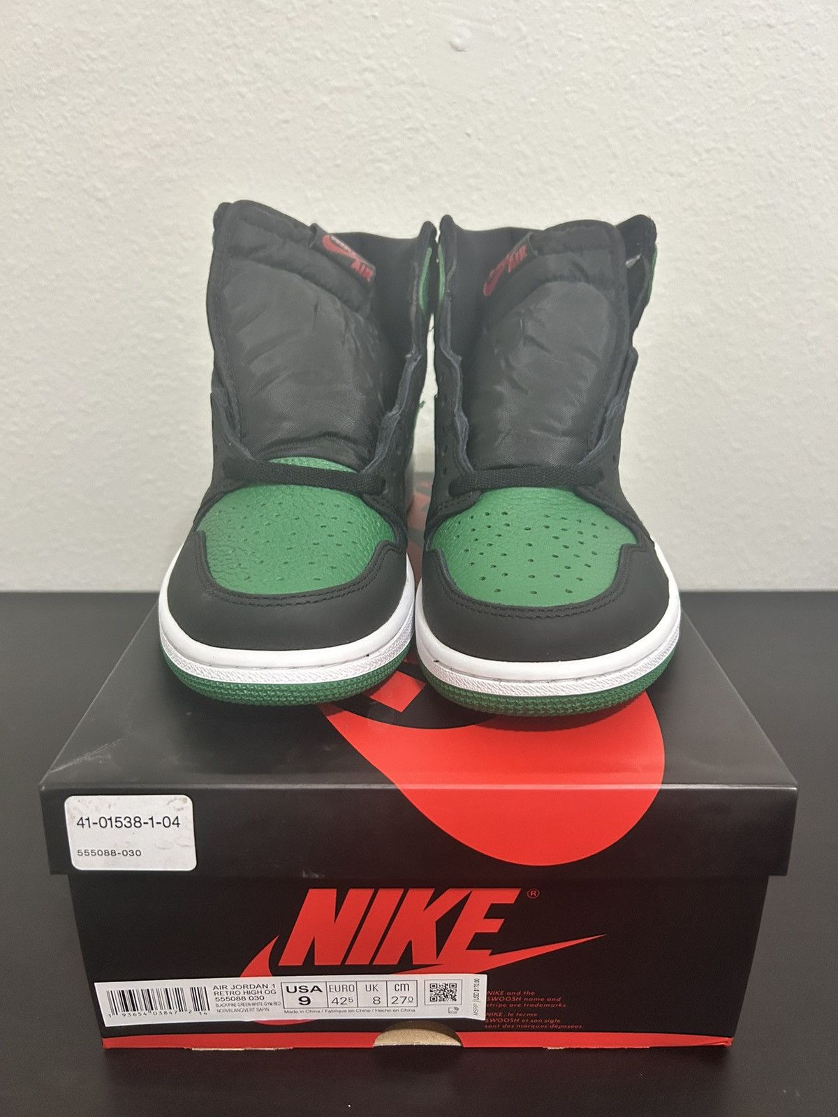 Jordan Brand × Nike Jordan 1 High Pine Green Size US 9 / EU 42 - 4 Thumbnail