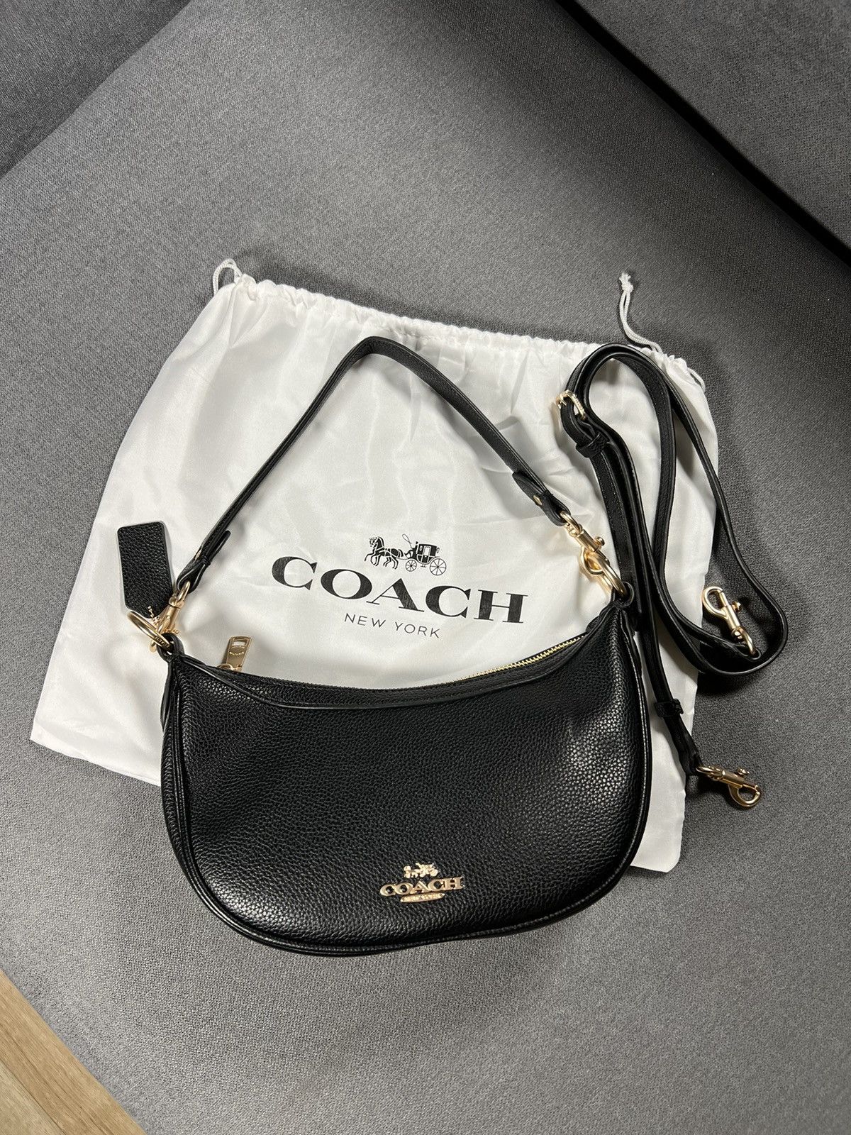 Black Coach Shoulder Bag