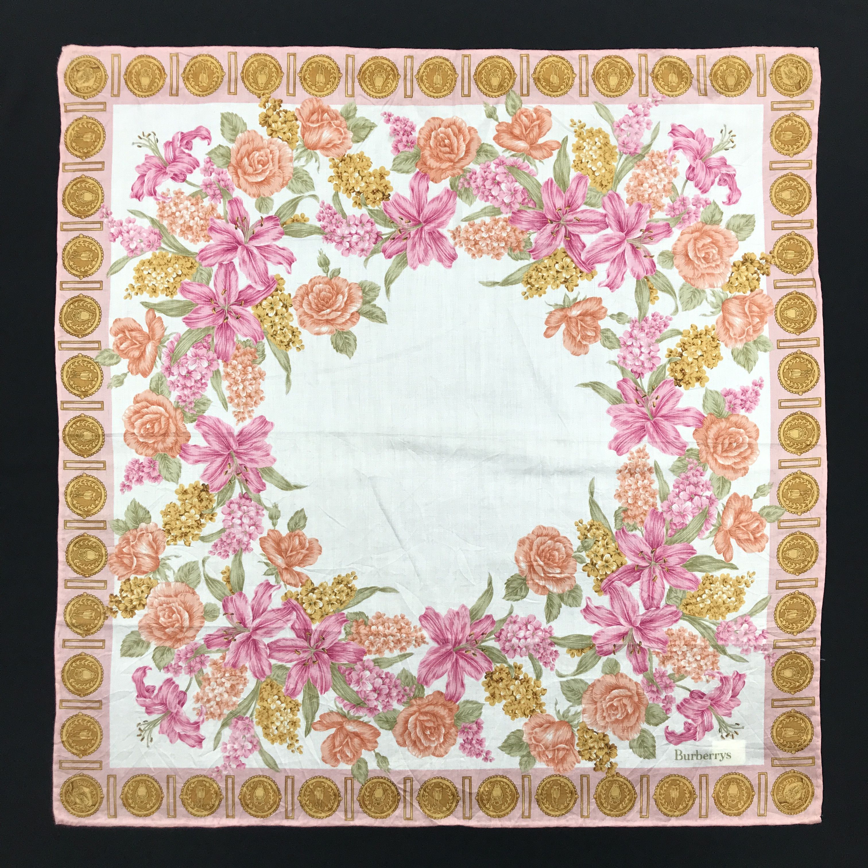 Burberry × Vintage Vintage Burberry Bandana Neckerchief Handkerchief Size ONE SIZE - 1 Thumbnail