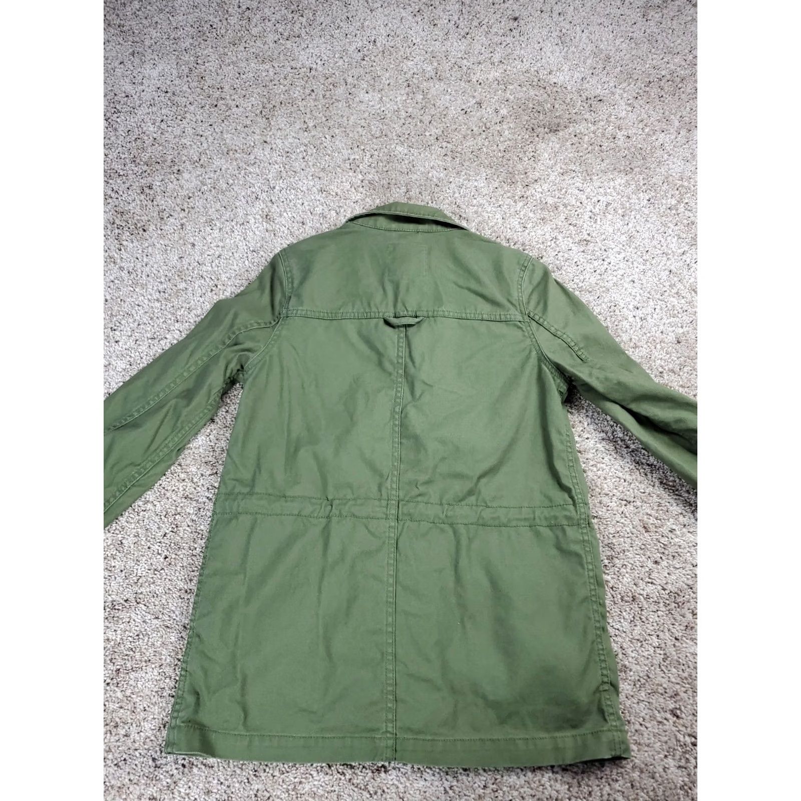 Madewell Madewell Military Jacket XS Womens Green Full Zip Canvas Pockets Army Jacket Size XS / US 0-2 / IT 36-38 - 6 Thumbnail