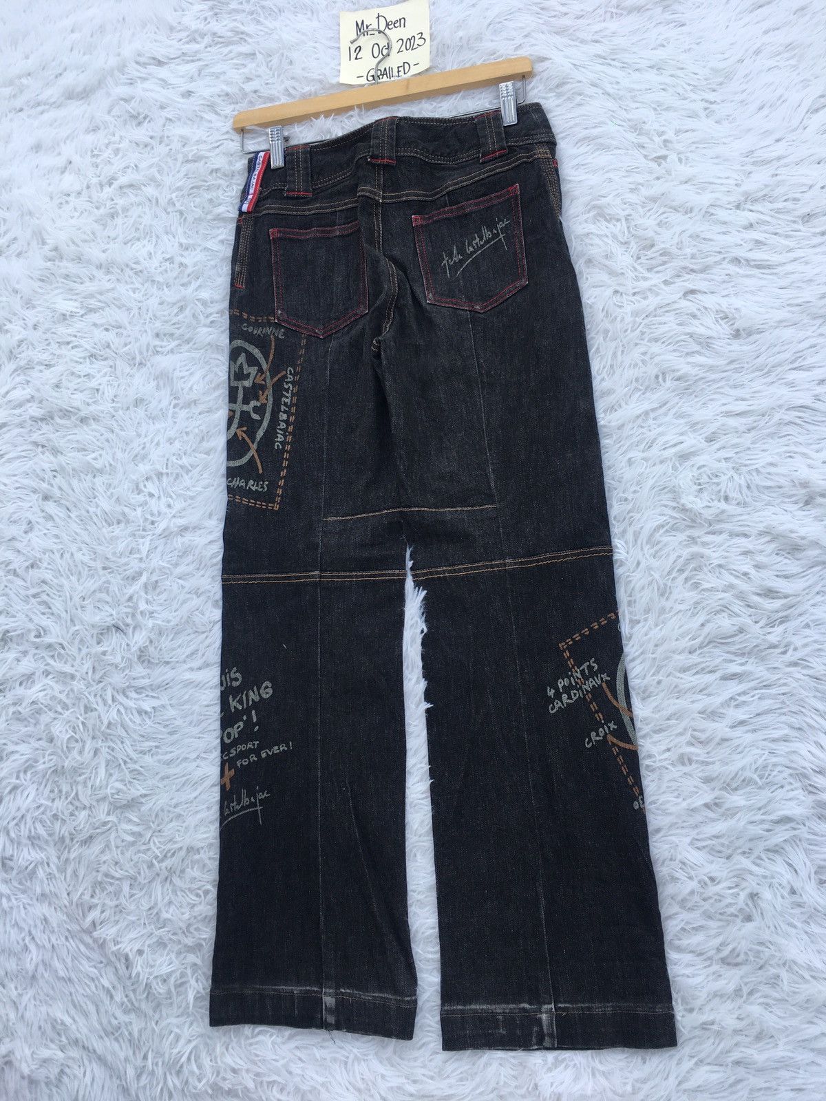Jean Charles De Castelbajac Rare Vintage Jean Charles de Castelbajac Jean/Denim Size US 26 / EU 42 - 19 Thumbnail