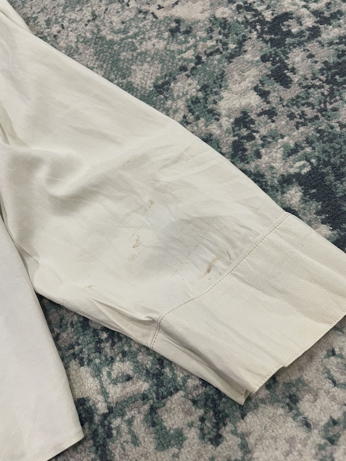 Miu Miu Miu Miu Elastane Khaki Button Up Shirt Size US M / EU 48-50 / 2 - 6 Thumbnail