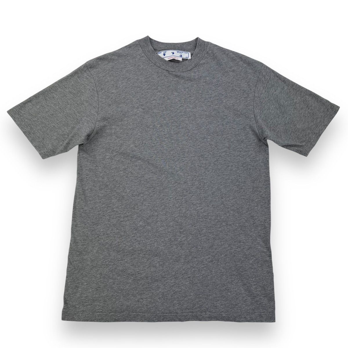 Off-White Off-White Rubber Diagonal Grey T Shirt Size US S / EU 44-46 / 1 - 2 Thumbnail