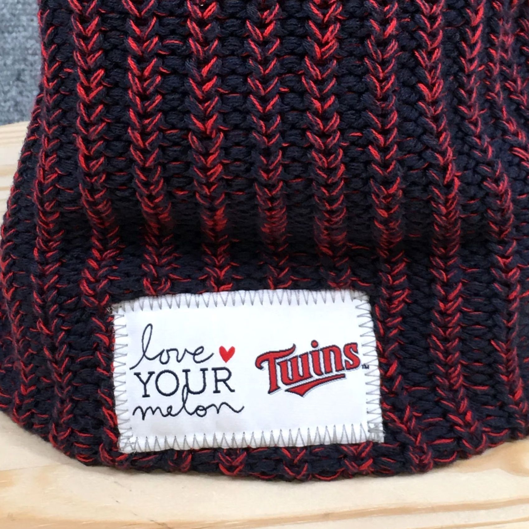 Twins Love Your Melon Minnesota Twins Winter Beanie Hat Unisex One Size Knitted Purple Size ONE SIZE - 3 Thumbnail