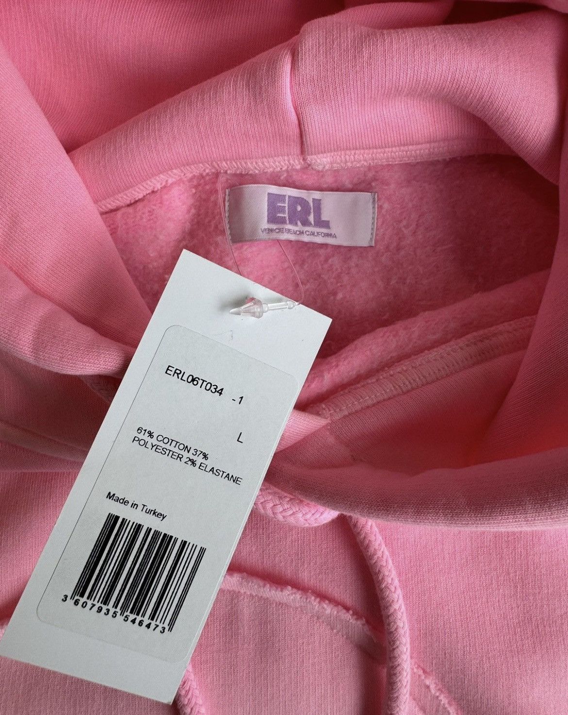 ERL Erl pink hoodie 10/10 Size US L / EU 52-54 / 3 - 4 Thumbnail