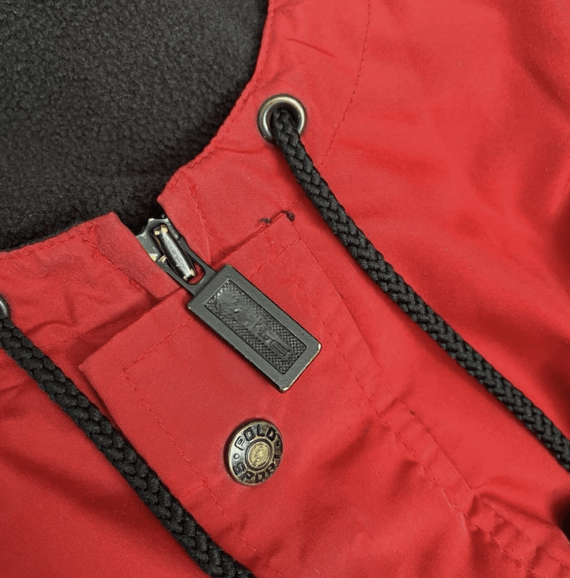 Ralph Lauren Vintage 90s Ralph Lauren Polo Sport USA Fleece Anorak Size US L / EU 52-54 / 3 - 5 Thumbnail