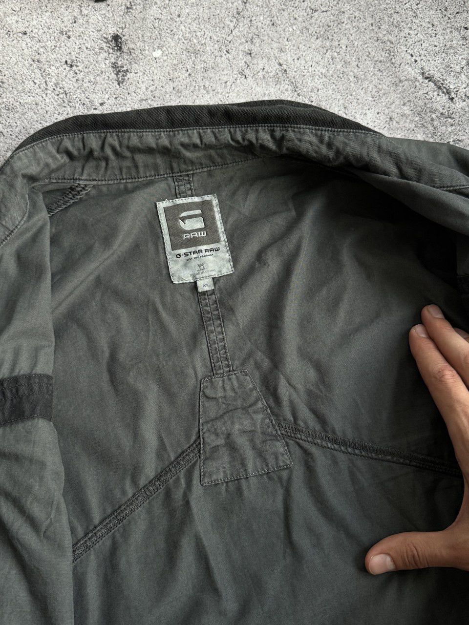 G-Star × Vintage Vintage G-Star Raw Y2K cargo military zip jacket size L XL Size US XL / EU 56 / 4 - 13 Thumbnail