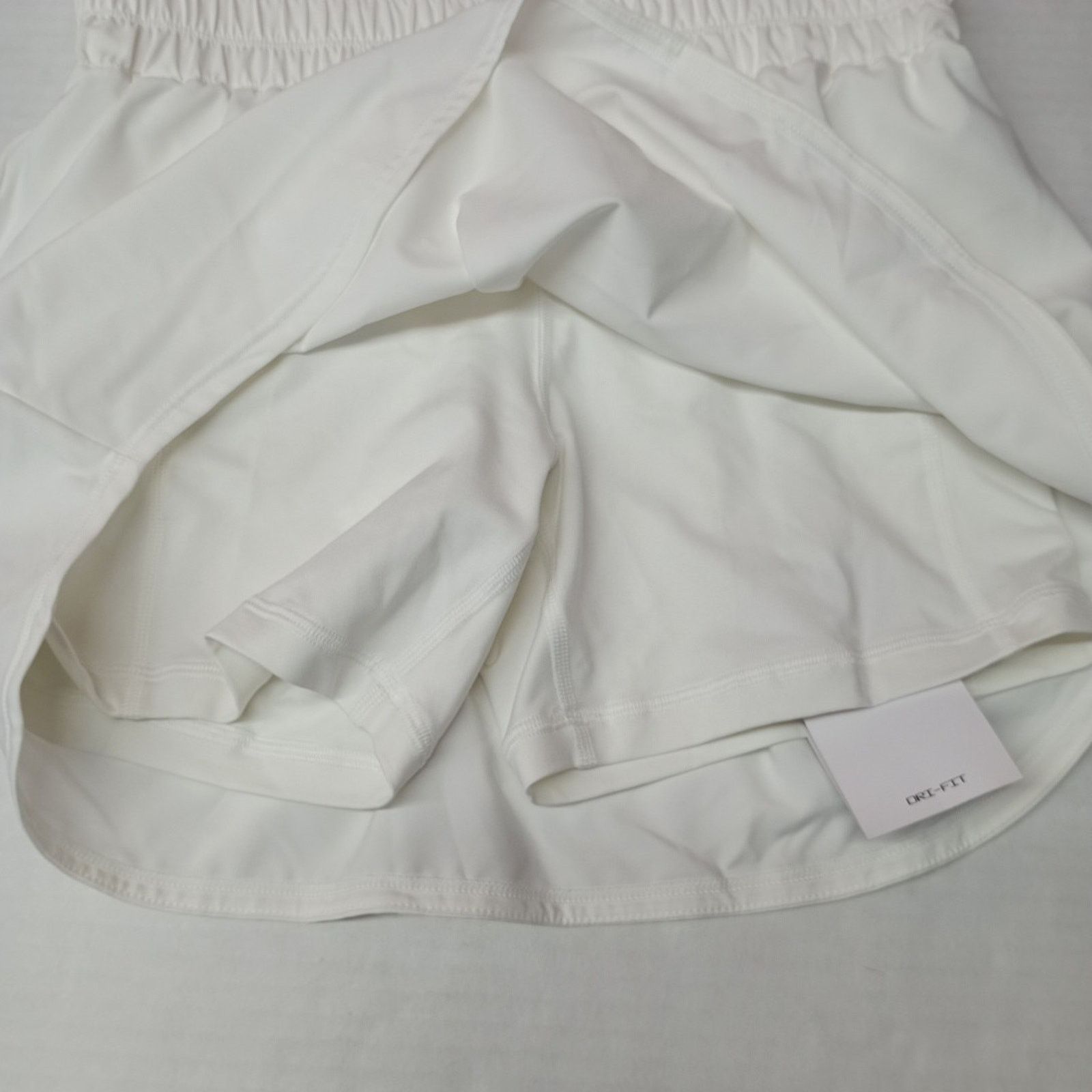 Nike Nike Dri Fit One Women Ultra High-Waisted Skort Size M White Size 29" - 2 Thumbnail