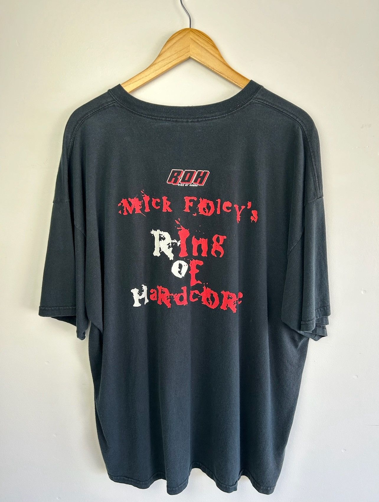 Vintage Vintage 2004 Ring of Honor Mick Foley Hardcore T-Shirt WWE ...