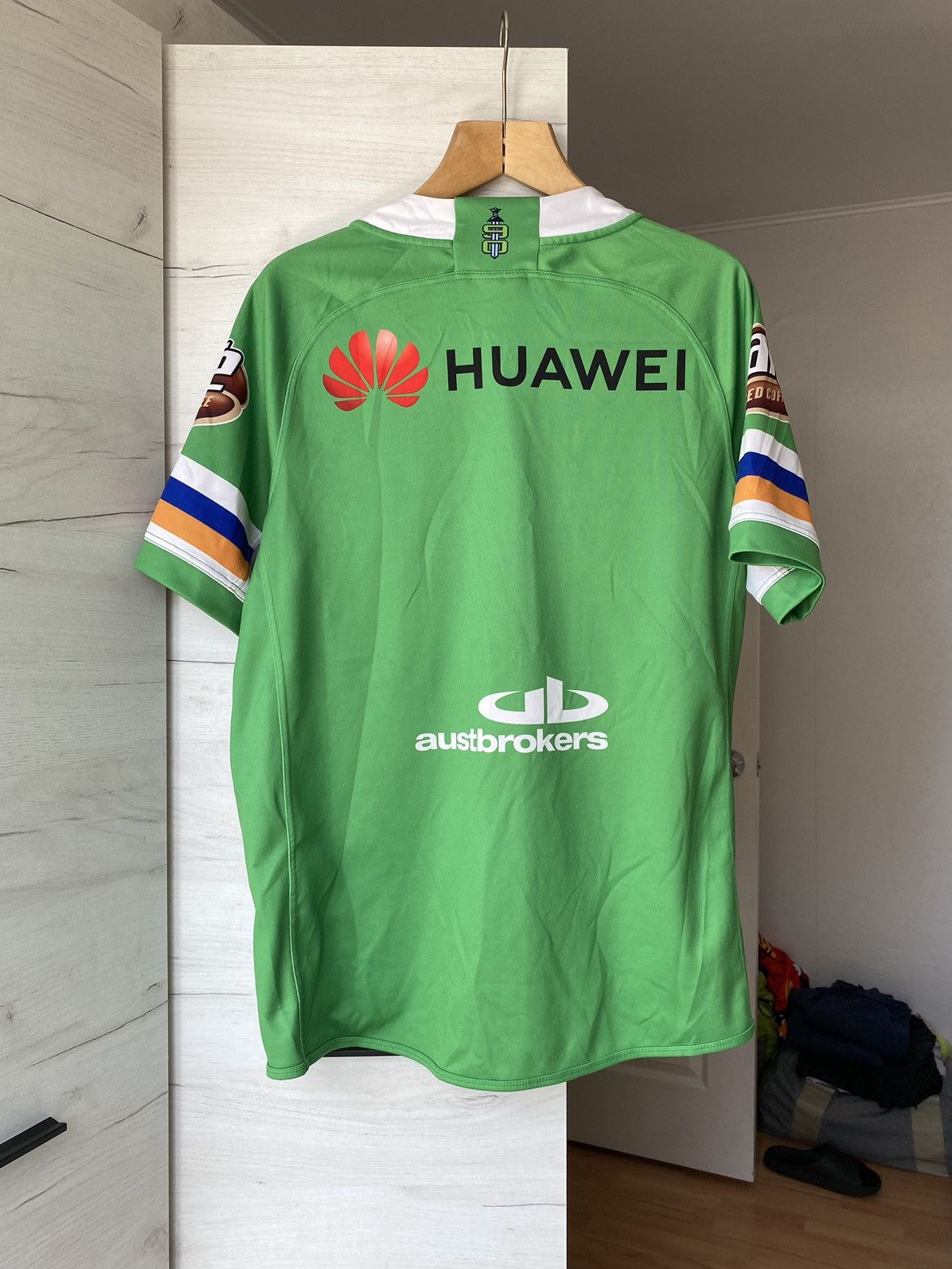 Other Canberra Raiders Jersey Green 20-21 NRL Rugby League Home Size US XL / EU 56 / 4 - 4 Thumbnail