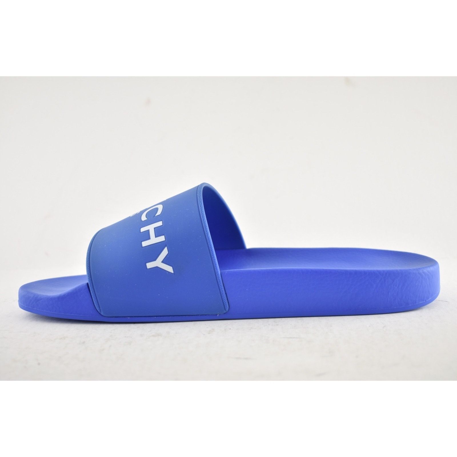 Givenchy Givenchy Blue White Logo Rubber Pool Slide 44 (US 11) Size US 11 / EU 44 - 8 Thumbnail