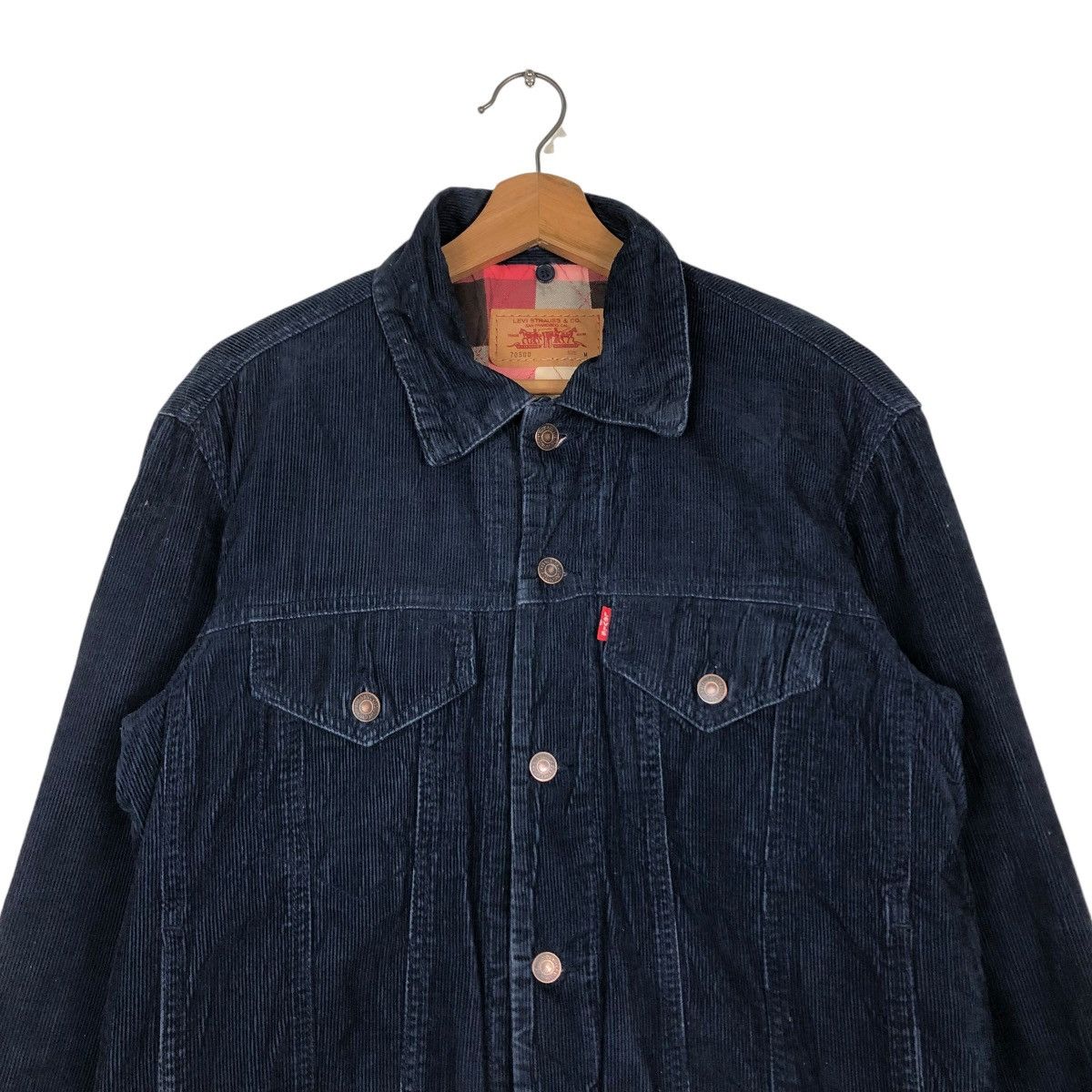 Levi's 🔥VINTAGE BIKER TRUCKER JACKET LEVI’S CORDUROY BLANKET Size US M / EU 48-50 / 2 - 5 Thumbnail