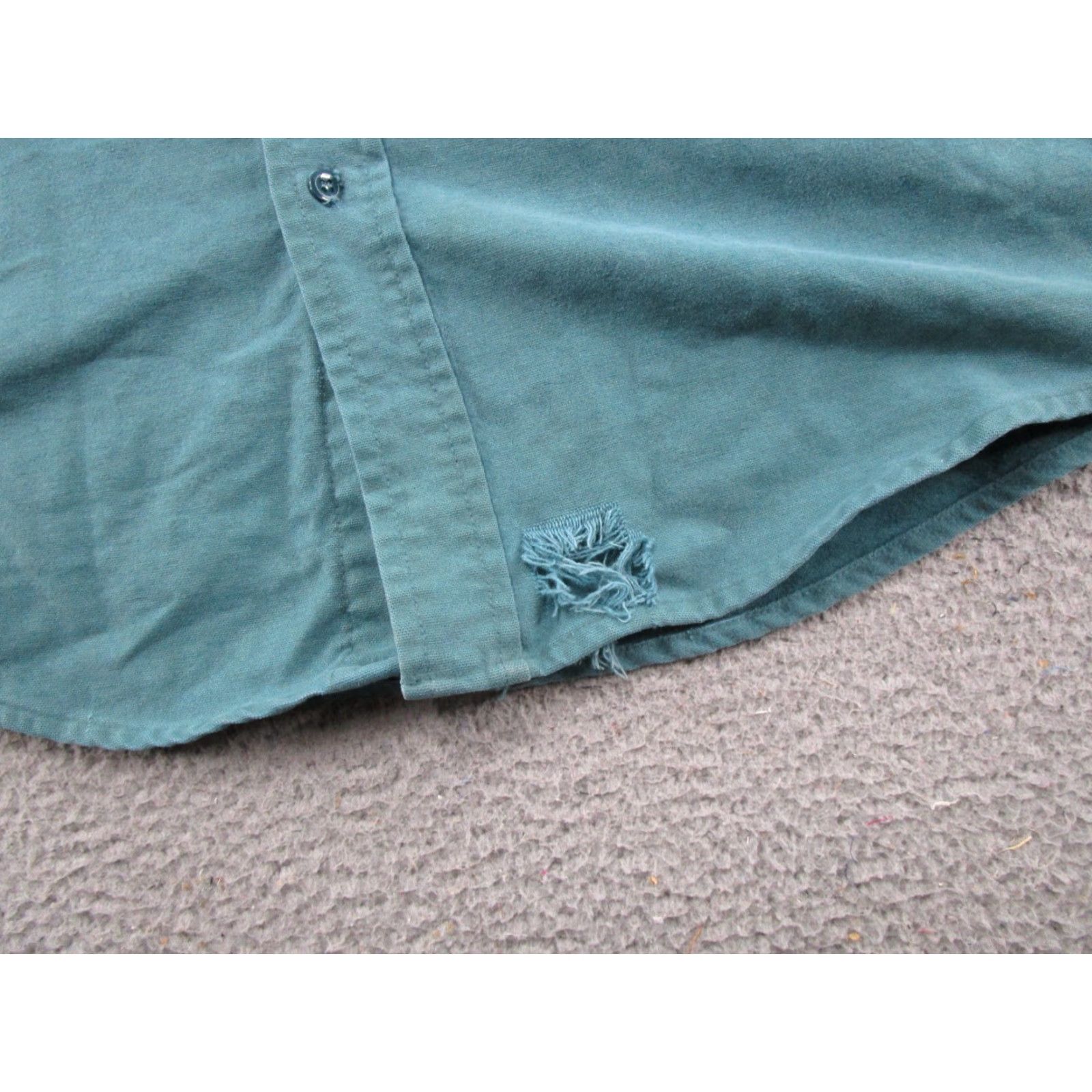 Vintage VINTAGE Melton Shirt Button-Up Flannel Blue 90s Outdoor Men’s L Cotton 100% USA Made Readable Pockets Size US L / EU 52-54 / 3 - 2 Thumbnail