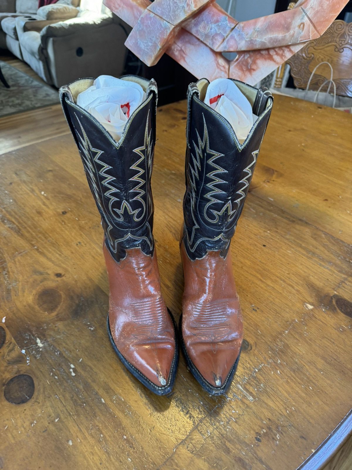 Vintage Vintage Cowboy Boots Sz 10 Size US 10 / EU 43 - 5 Thumbnail