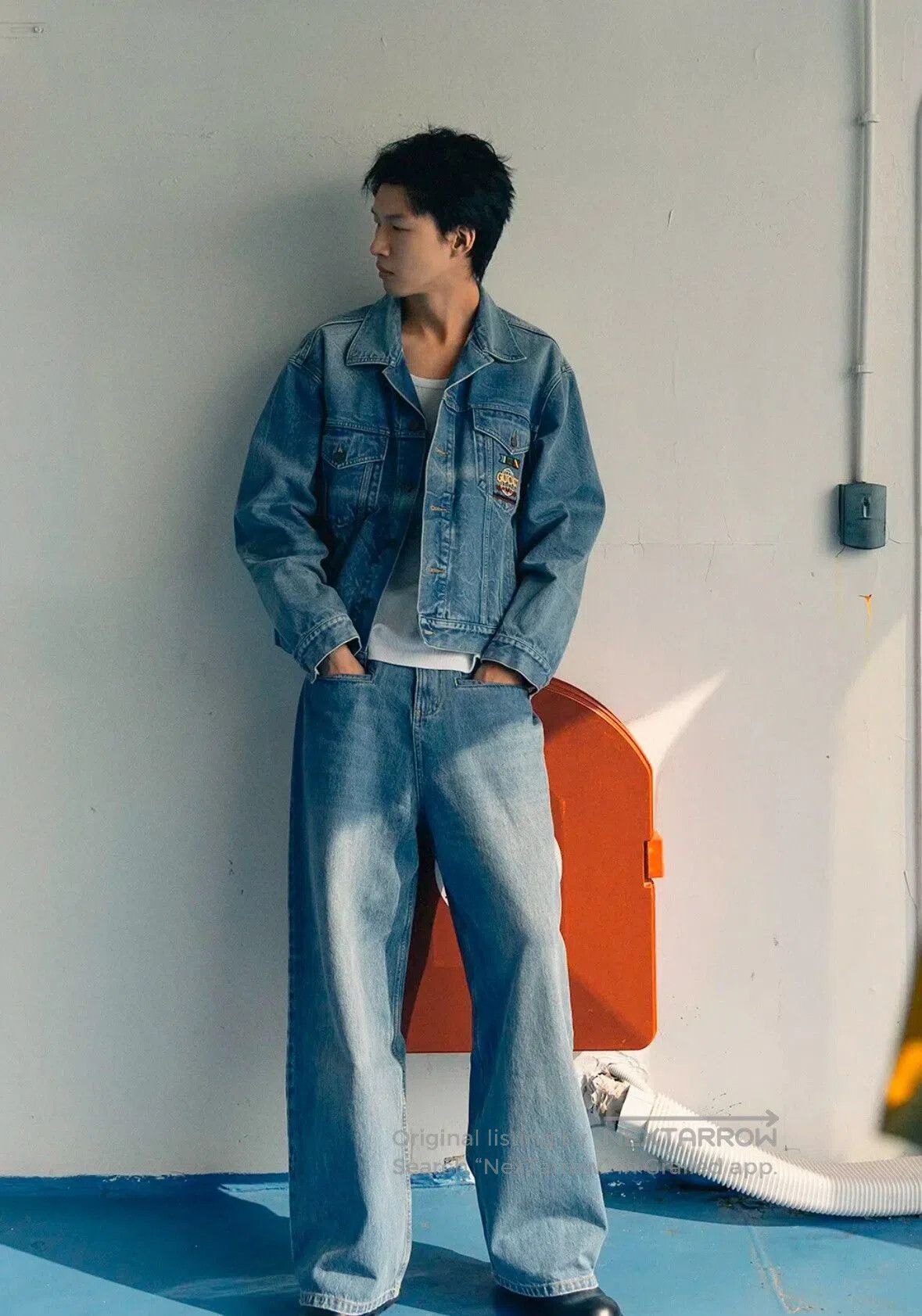 Gucci Gucci Vintage Logo Denim Jacket. Size US M / EU 48-50 / 2 - 3 Thumbnail