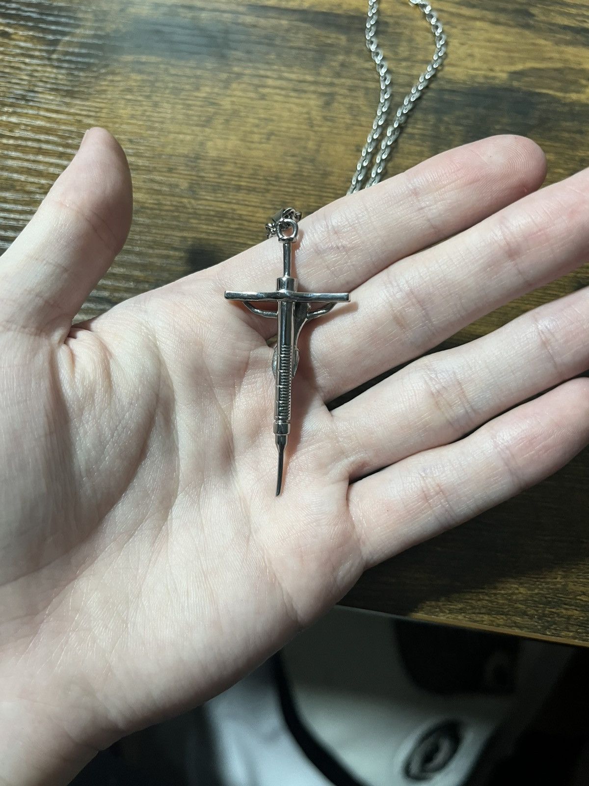 Other Haunted jesus loves crystal meth chain Size ONE SIZE - 3 Thumbnail