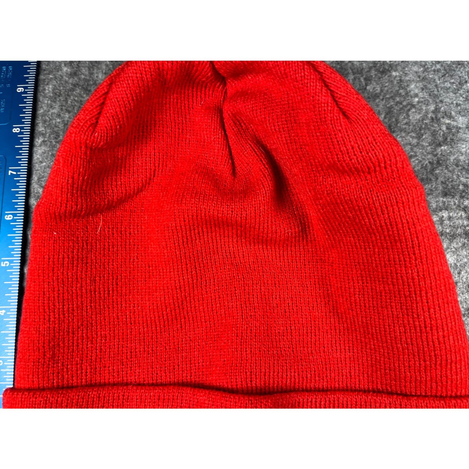 Vintage Bauer Beanie Hat Adult One Size Red Acrylic Knit Cuffed NEW Size ONE SIZE - 3 Thumbnail