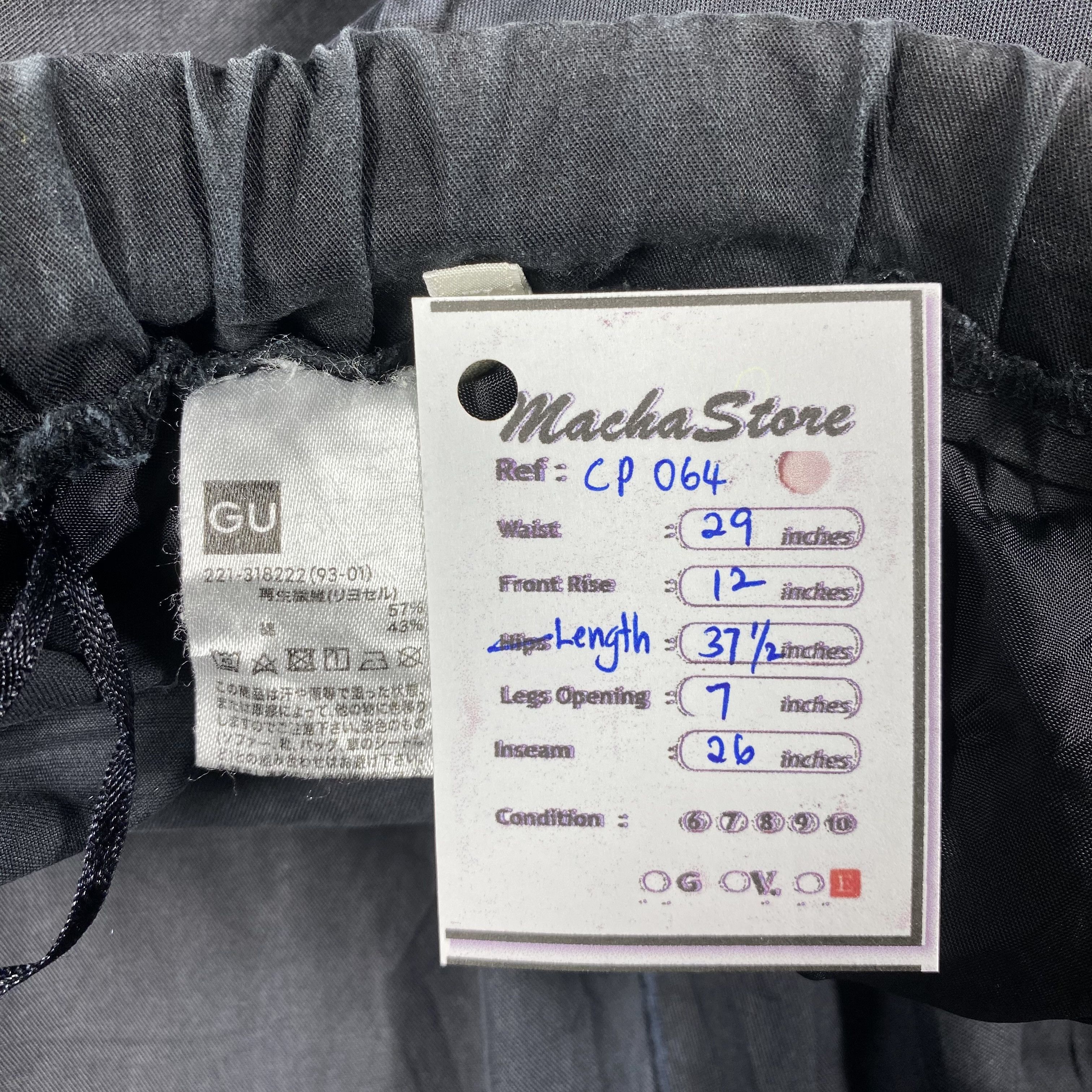 GU Japanese Brand Faded Gu Multipocket Tactical Cargo Pants Size US 29 - 6 Thumbnail