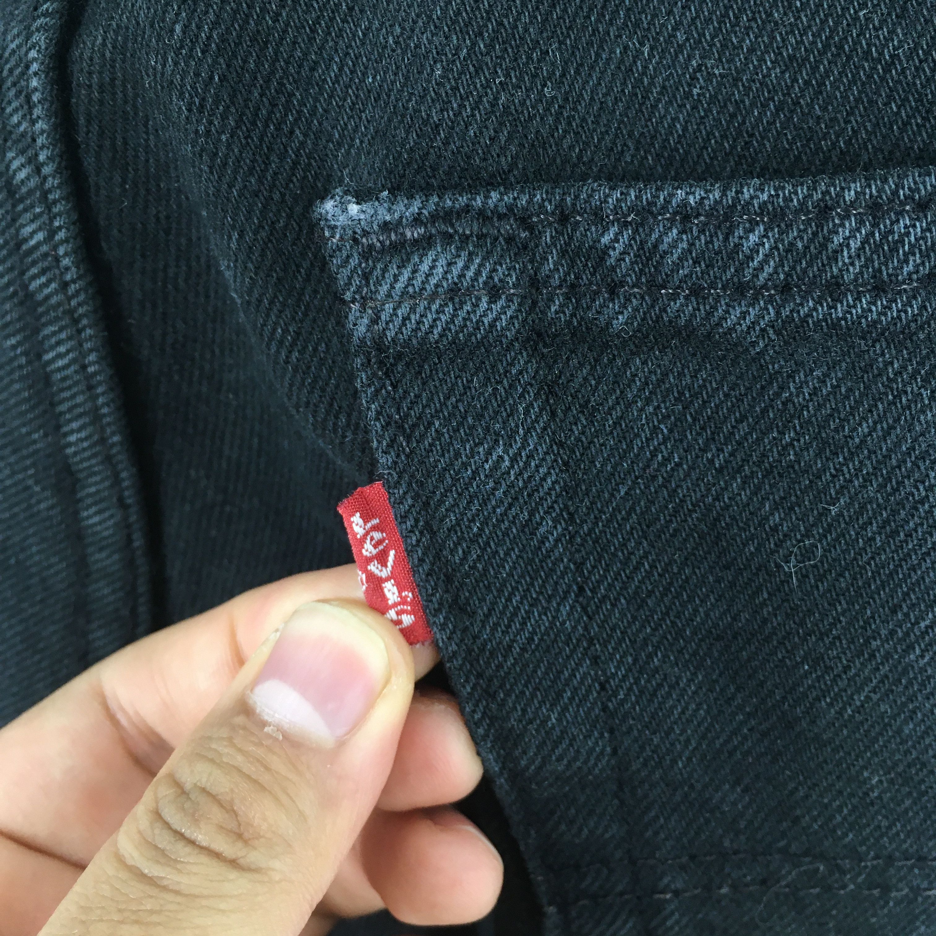 Levi's Size 30x29.5 Vintage 90s Levi's 501 Black Jeans S341 Size US 30 / EU 46 - 12 Thumbnail