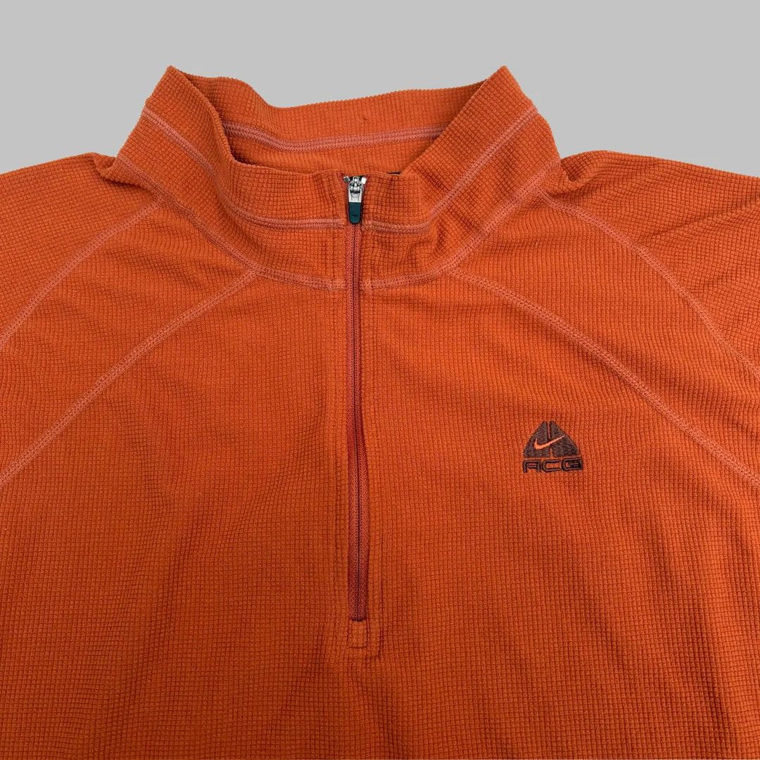Nike ACG Nike ACG 2000 Quarter Zip Pullover Waffle Knit Sweatshirt Size US XL / EU 56 / 4 - 2 Thumbnail