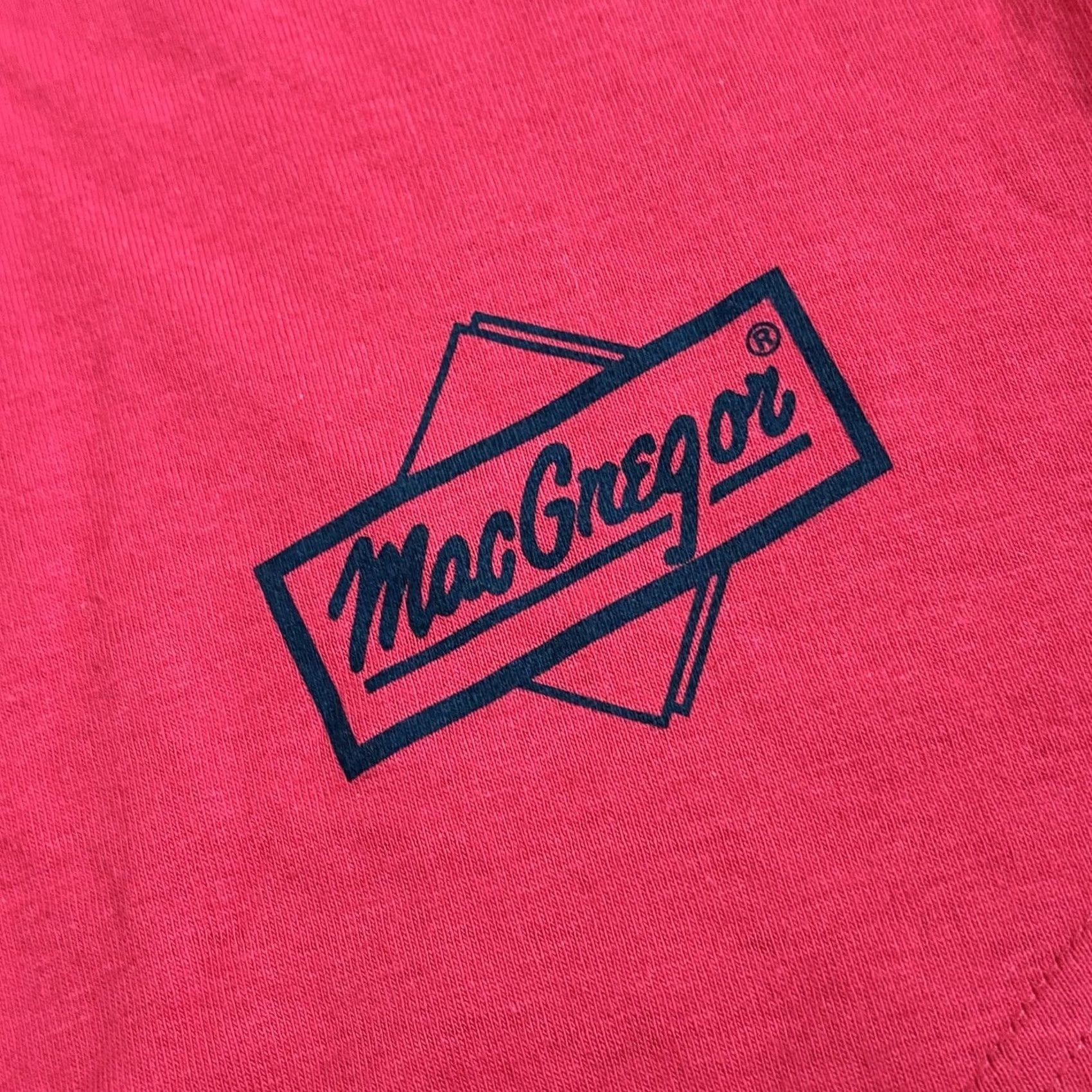 McGregor VINTAGE NWT MacGregor Muscle Tank Top Red Black Made in the USA XL Men Tank Sleeveless Scoop Neck Adult Large Size US XL / EU 56 / 4 - 7 Thumbnail