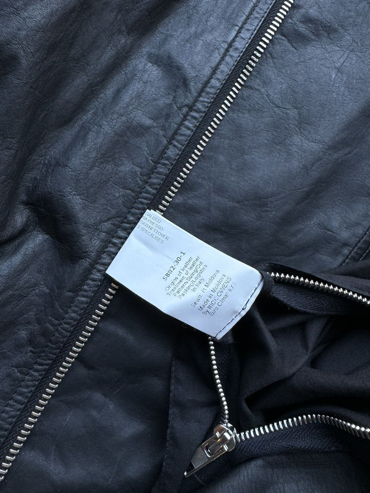 Rick Owens Drkshdw Rick Owens SS16 “Cyclops” zipper stooges leather jacket - 42 Size US M / EU 48-50 / 2 - 12 Thumbnail