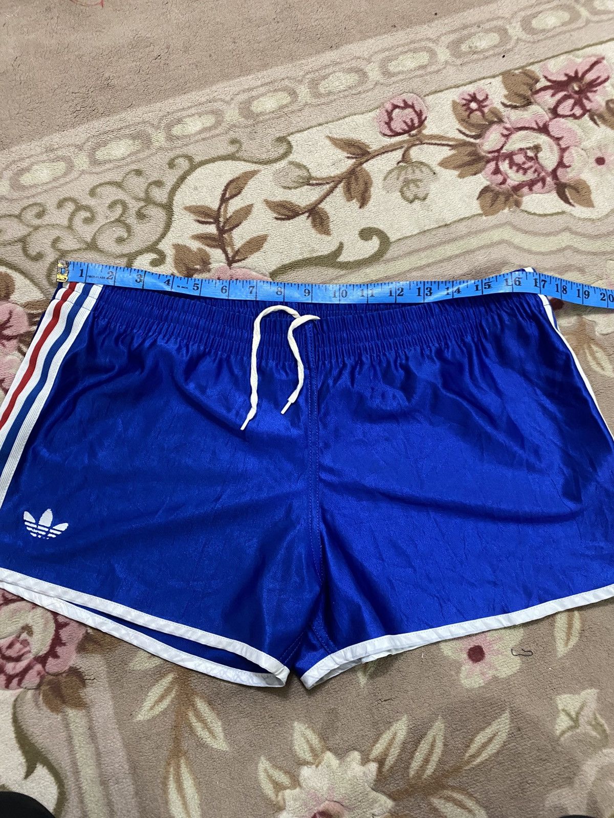 Adidas × Vintage Vintage adidas blue shorts pocket very rare Size US 34 / EU 50 - 10 Thumbnail