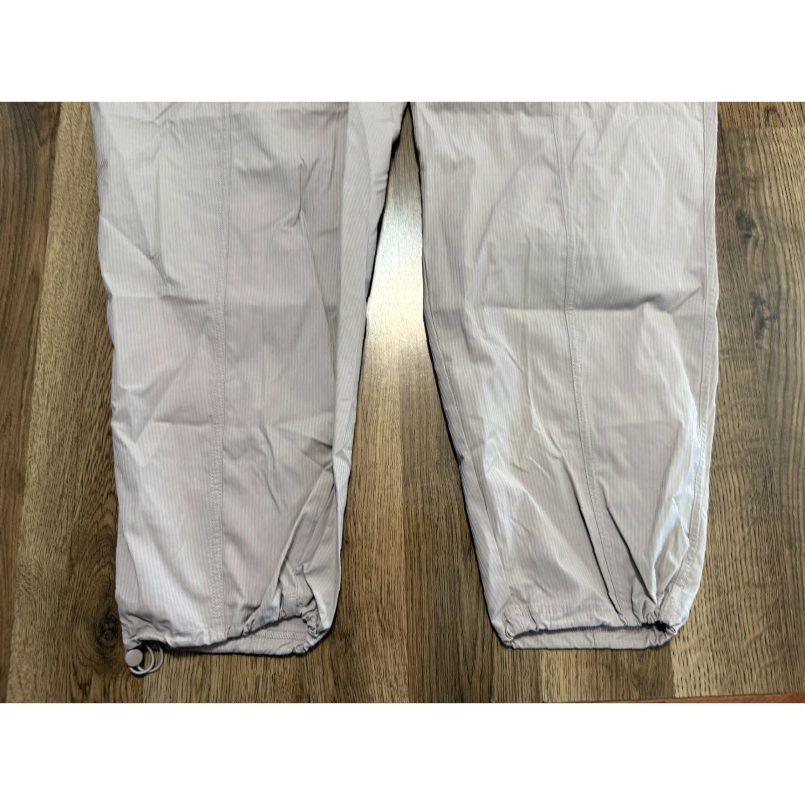 Avia AVIA Pants Women's XXL Gray Tie Waist Ankle Jogger Straight Leg Pants Size 40" / US 18 - 3 Thumbnail
