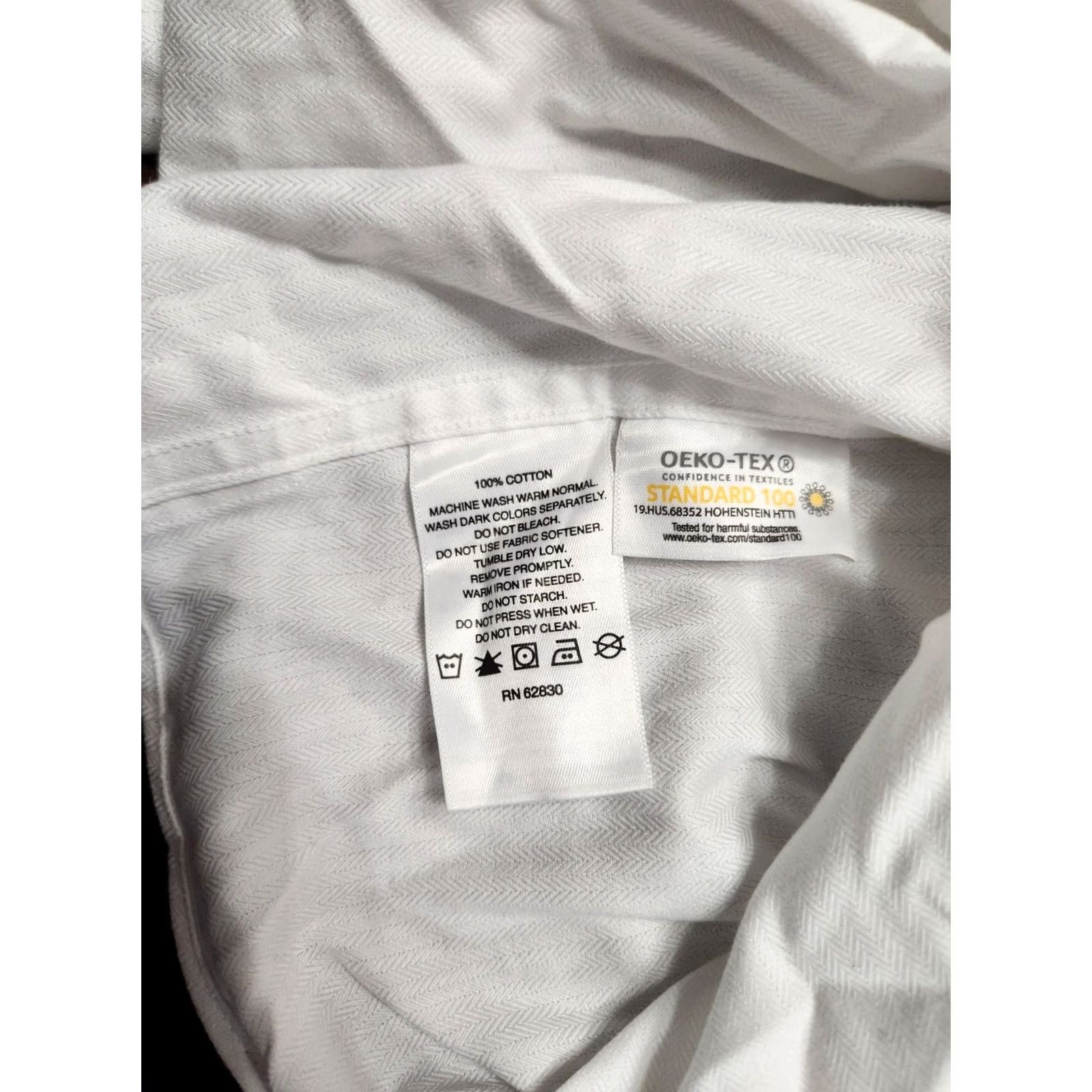 Lands' End Lands' End American Airlines Shirt White 19 X 35 Tall Traditional Fit Long Sleeve Button-Up Mens Womens Unisex Adults Size XXL / US 16-18 / IT 52-54 - 4 Thumbnail