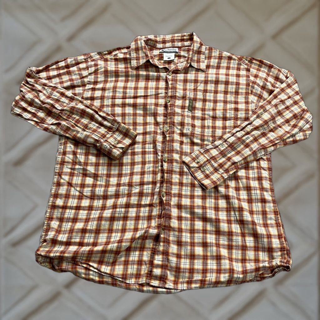 Vintage Columbia Dutchman Peak Flannel Shirt Mens Large Multi Plaid Long Sleeve Casual Size US L / EU 52-54 / 3 - 1 Thumbnail