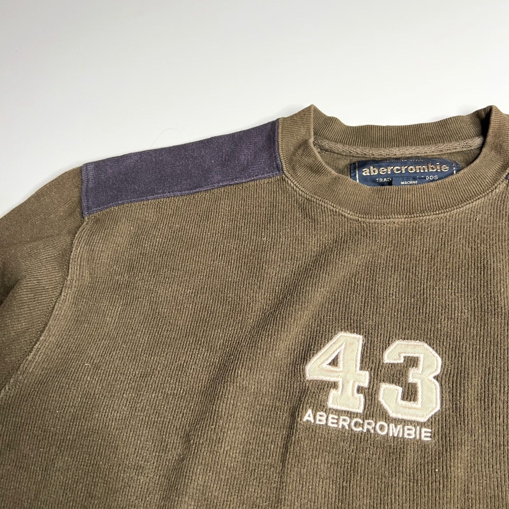 Abercrombie & Fitch VINTAGE Abercrombie & Fitch Sweatshirt Men’s XL Olive Green Crewneck Size US XL / EU 56 / 4 - 6 Thumbnail