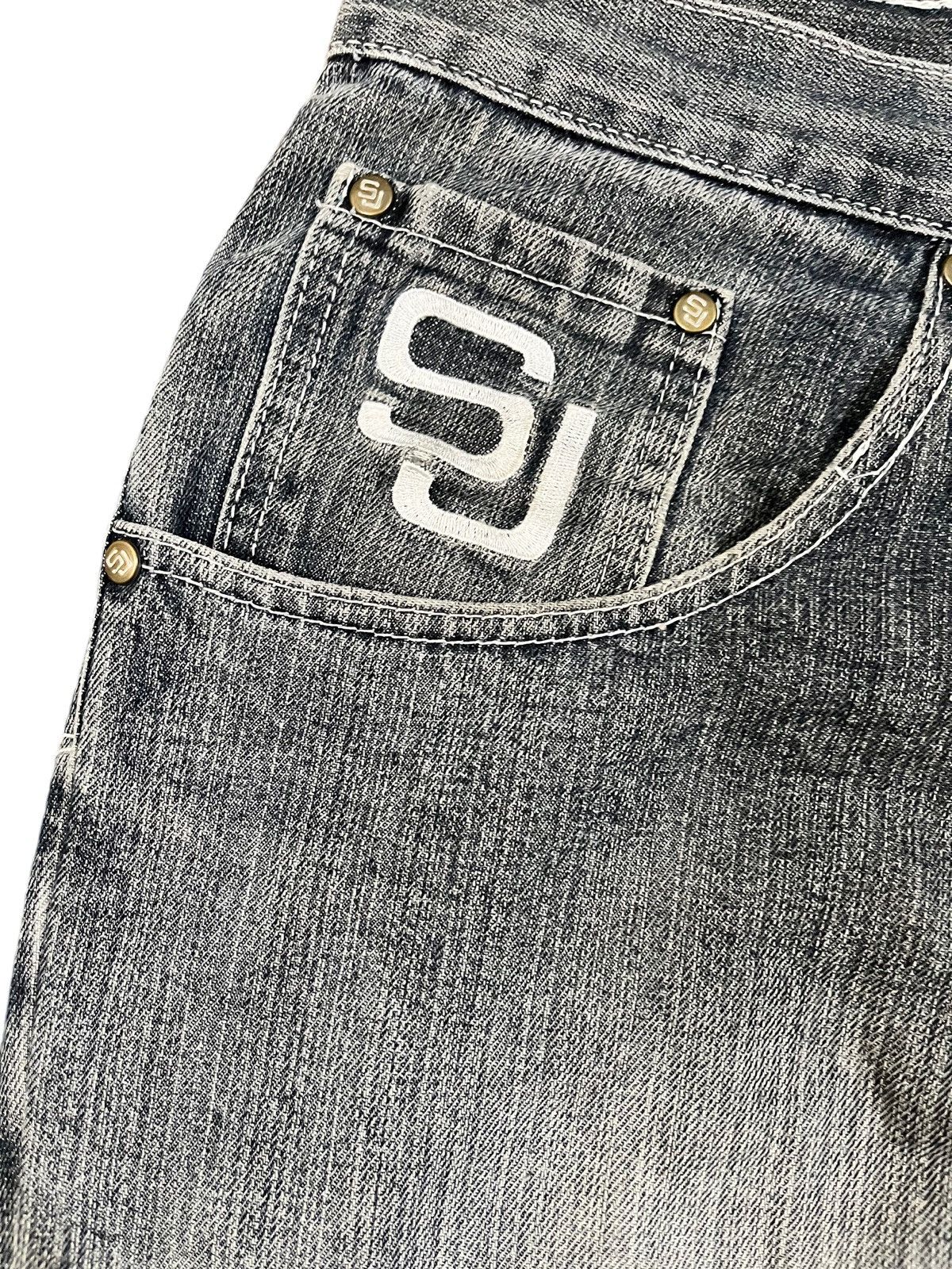 Sean John Vintage Sean John Baggy Embroiddery Denim Size US 31 - 3 Thumbnail