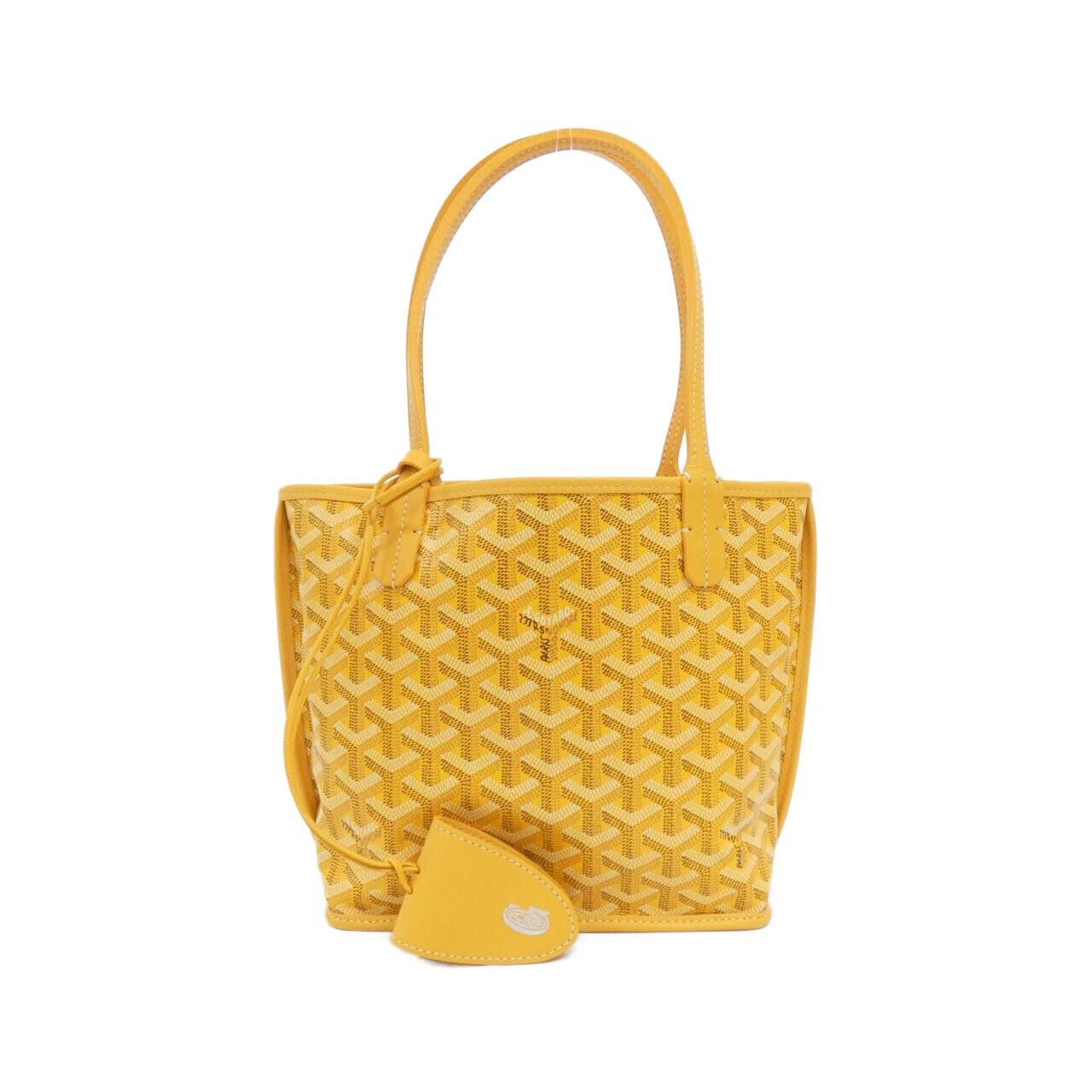 Goyard Goyard Goyard Anjou Mini Coated Canvas Leather Handbag Textile Handbag DUTY FREE for USA Size ONE SIZE - 1 Thumbnail