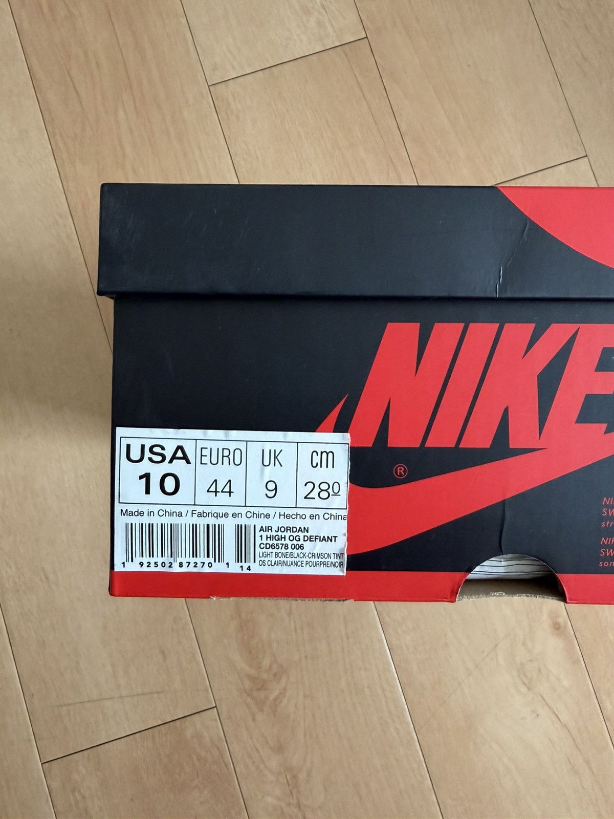 Nike SB Nike SB x Air Jordan 1 High OG “NYC to Paris” Size US 10 / EU 43 - 9 Thumbnail