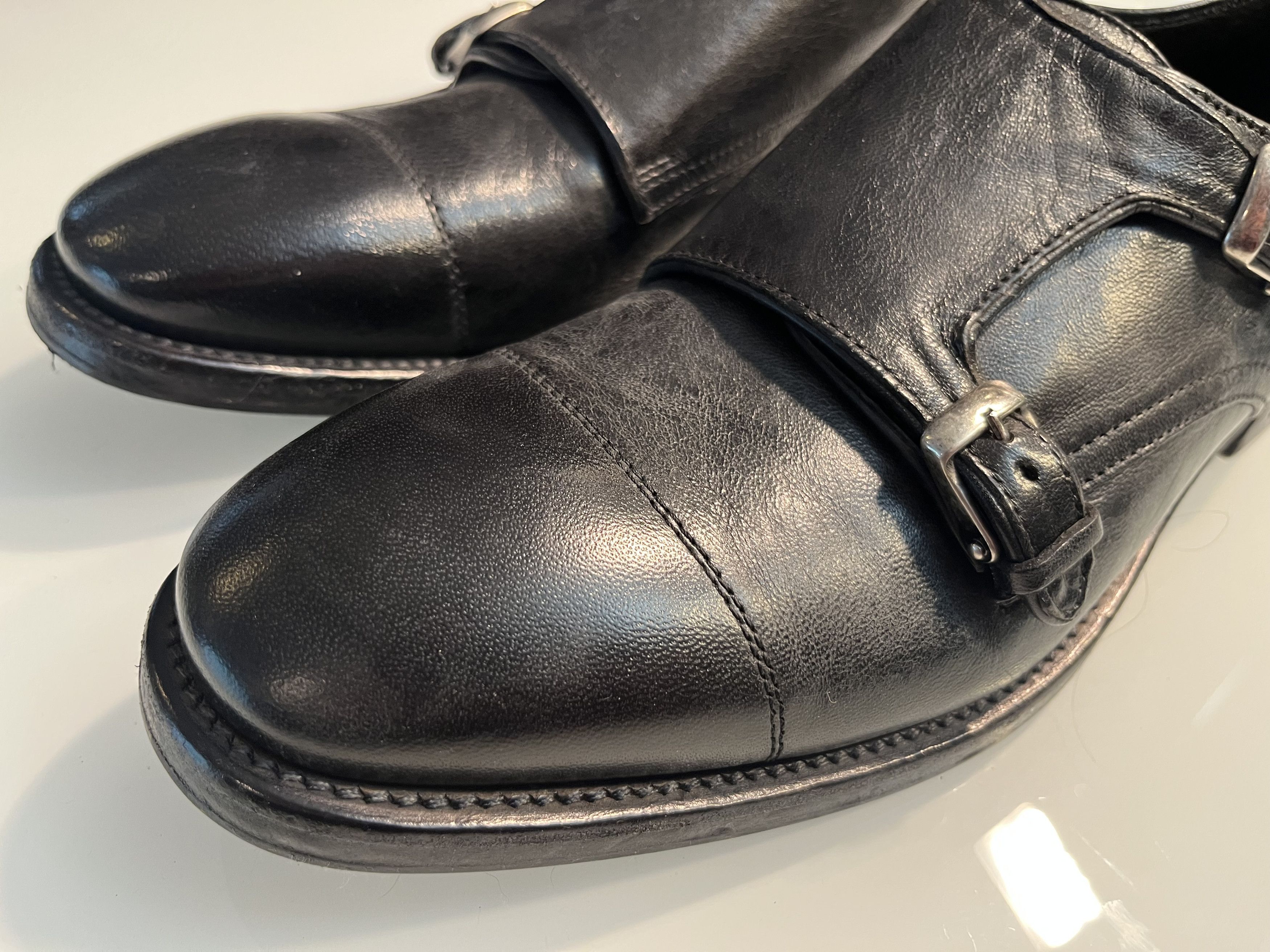 John Varvatos Double Monk Strap Varvatos Size US 11 / EU 44 - 2 Thumbnail