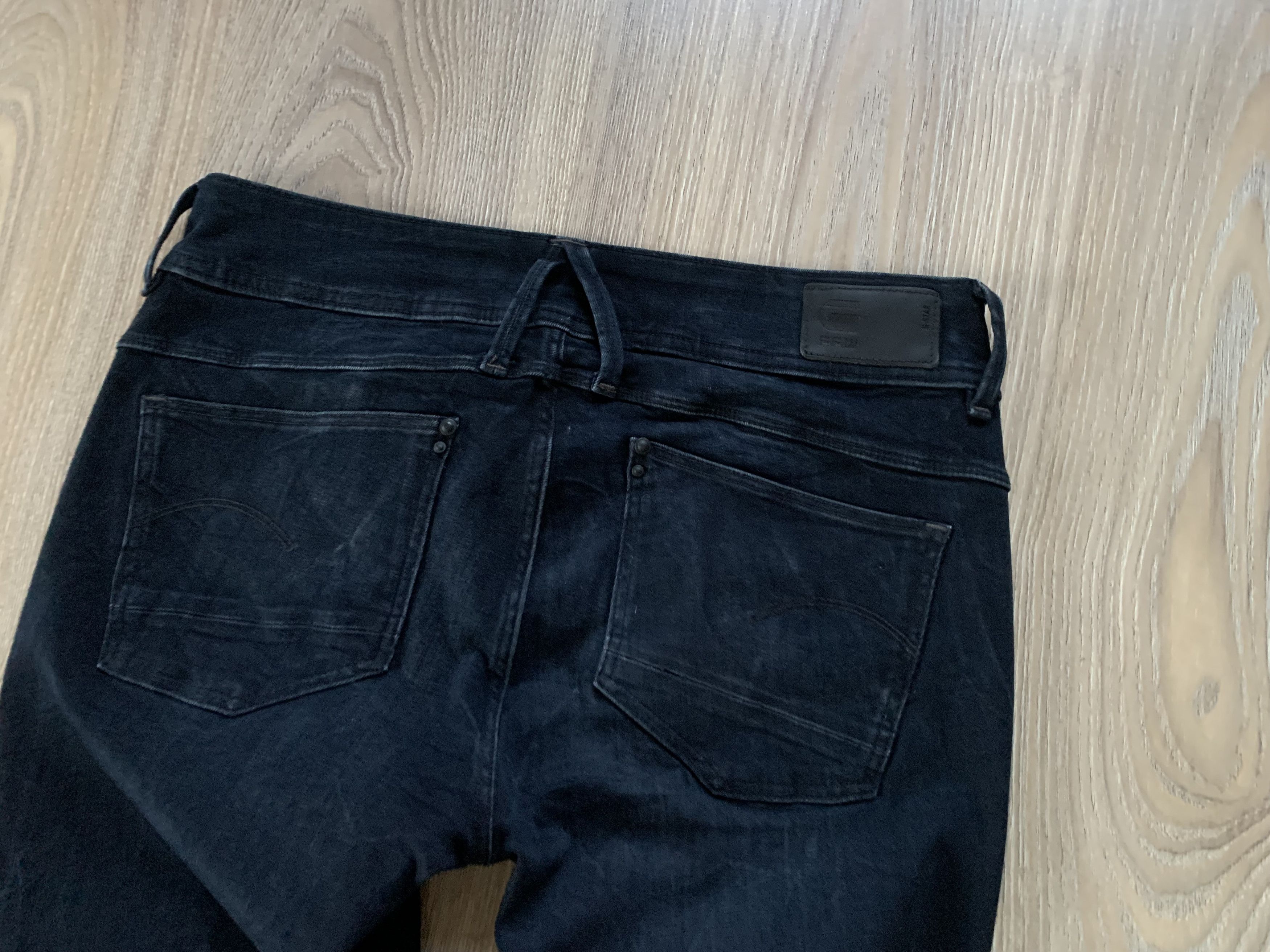 Denime G-Star RAW Lynn Mid Skinny Black Jeans Size 31" - 7 Thumbnail