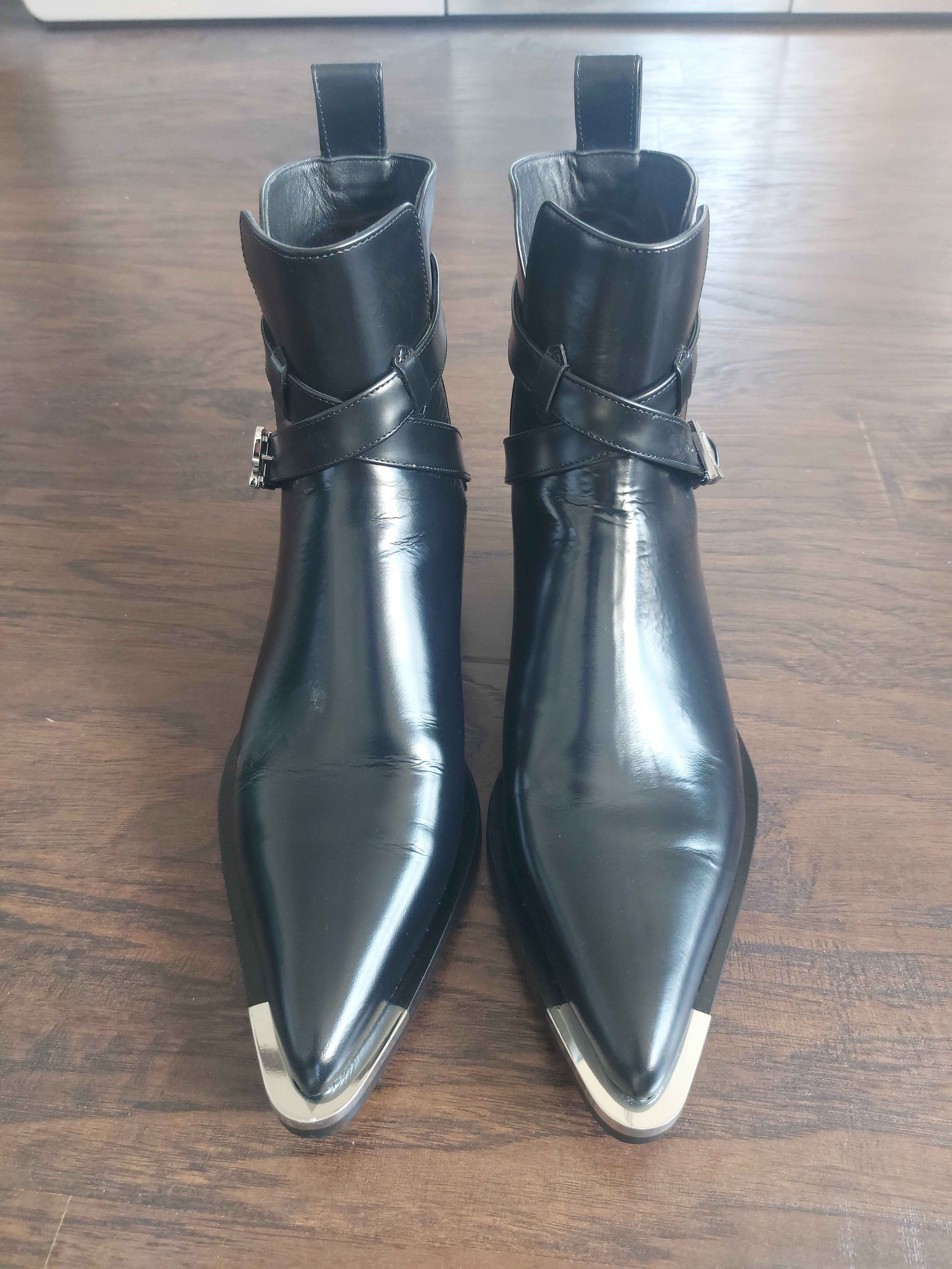 Other Rabanne x H&M Bucke Leather Boots Size US 9.5 / EU 42-43 - 3 Thumbnail