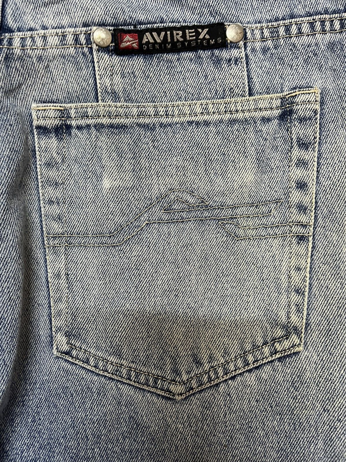 Avirex Vintage Avirex System Faded Wide Leg Denim Size US 30 / EU 46 - 8 Thumbnail