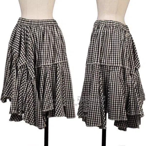 Comme des Garcons Comme des Garcons size S Deconstructed Plaid Skirt Size 22" - 8 Thumbnail