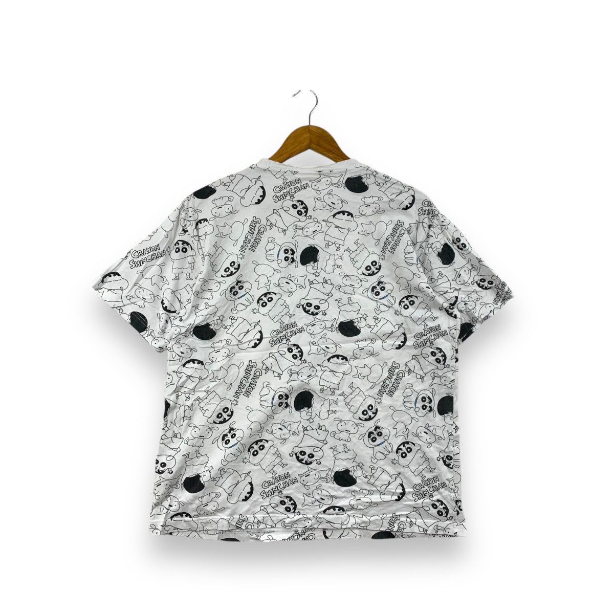 Japanese Brand CRAYON SHIN CHAN Shiro Over Print Anime Manga Japan Tee Size XXL / US 16-18 / IT 52-54 - 4 Thumbnail