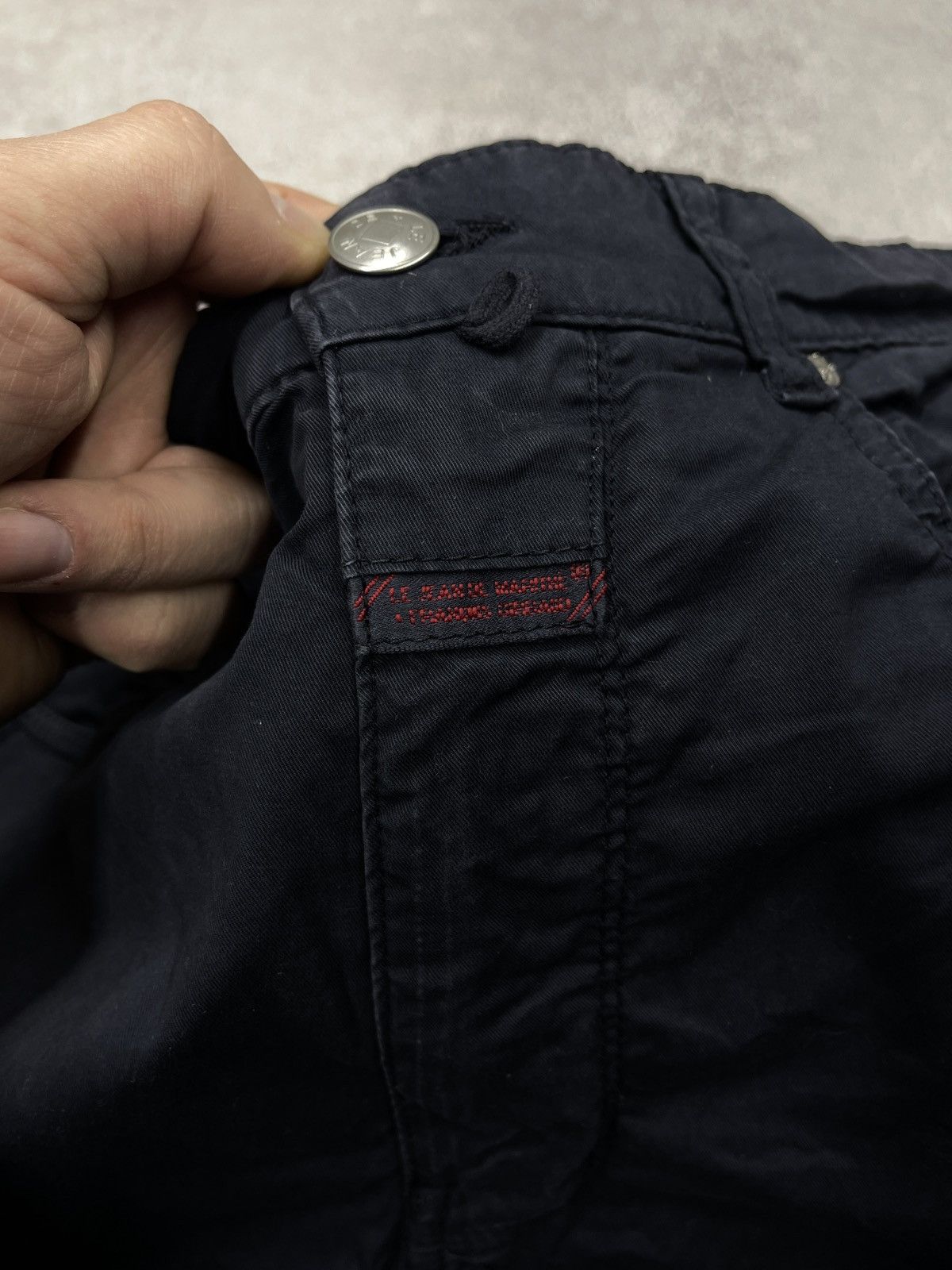 Marithe + Francois Girbaud Marithe Francois Girbaud Navy Chino Pants Trouser Size US 31 - 4 Thumbnail