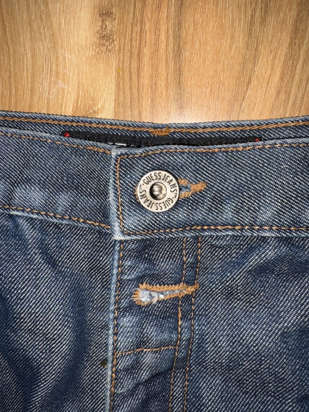 Guess Vintage Guess 075 Pascal Fit 36x32 blue INDIGO made in U.S.A Size US 36 / EU 52 - 7 Thumbnail