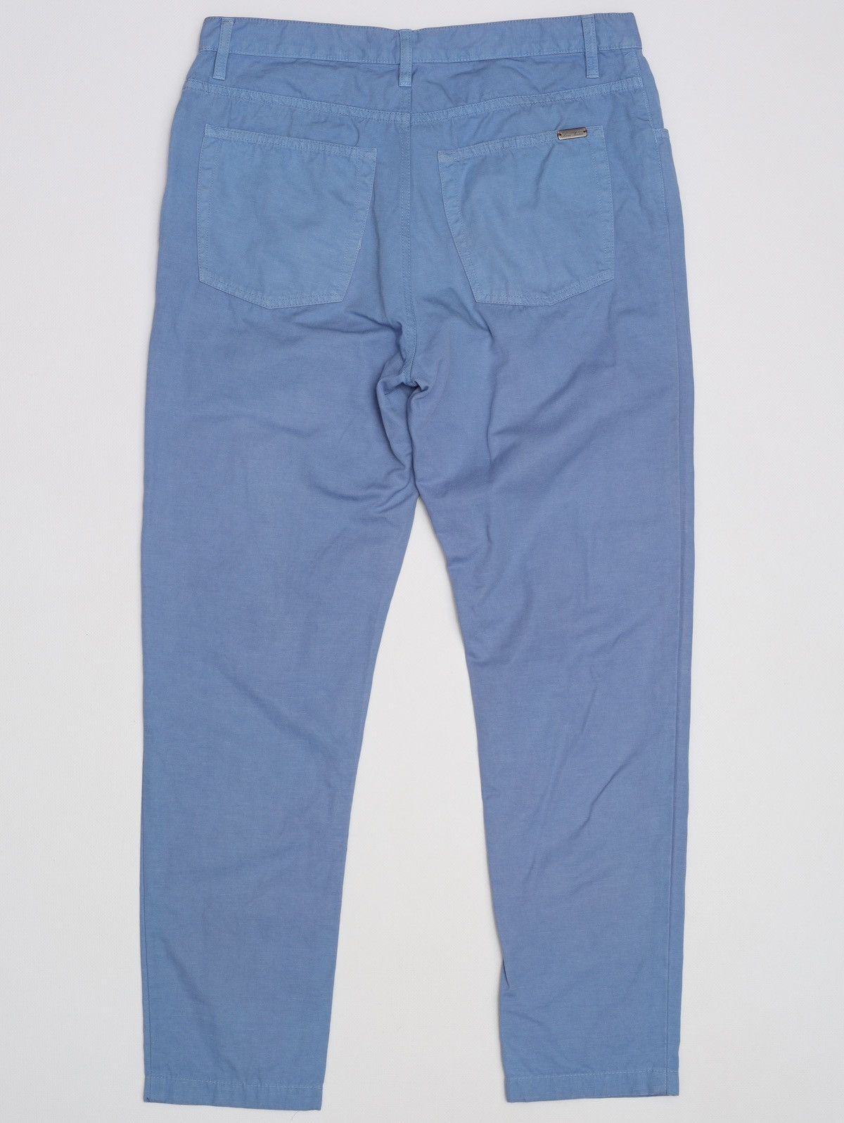 Loro Piana Loro Piana Sky Blue Cotton Linen Pants Trousers Size US 35 - 10 Thumbnail
